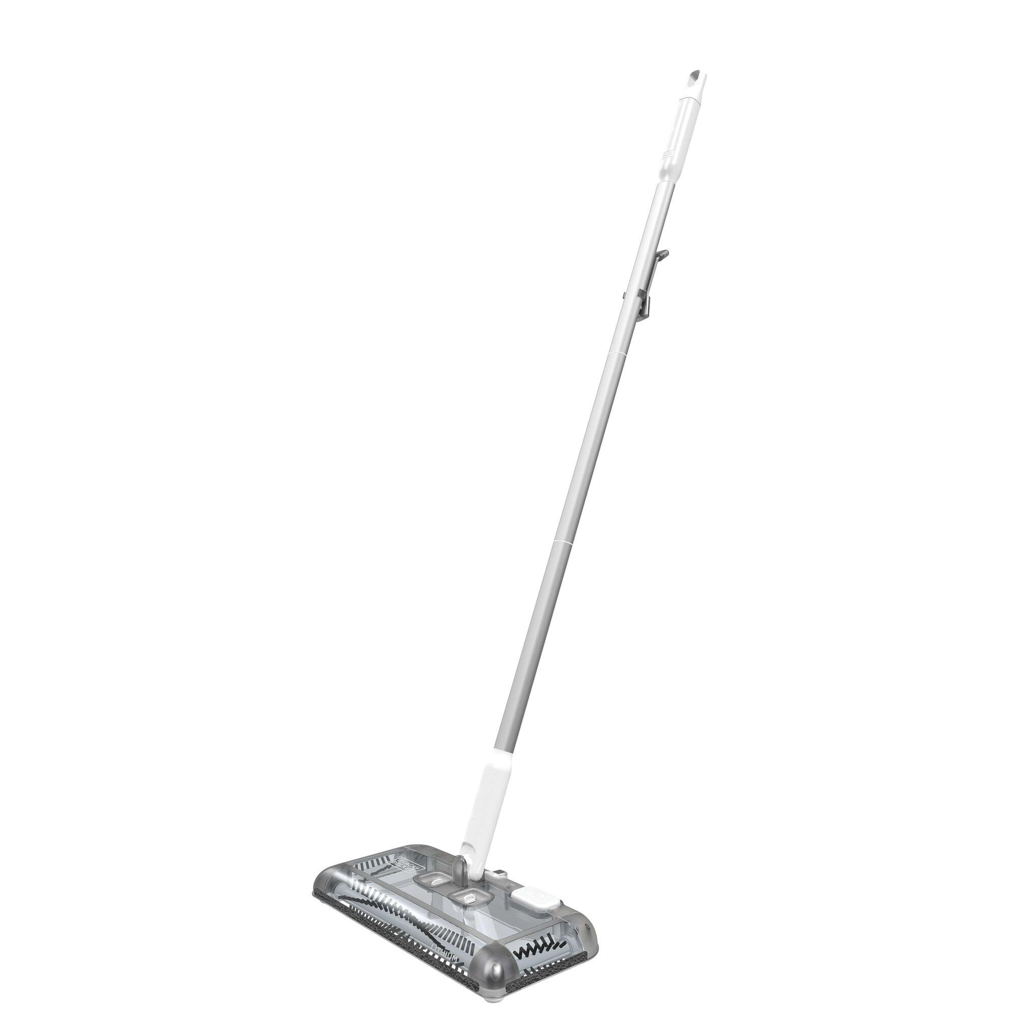 BLACK+DECKER Floor Sweeper, 50 Minutes Runtime, Powder White