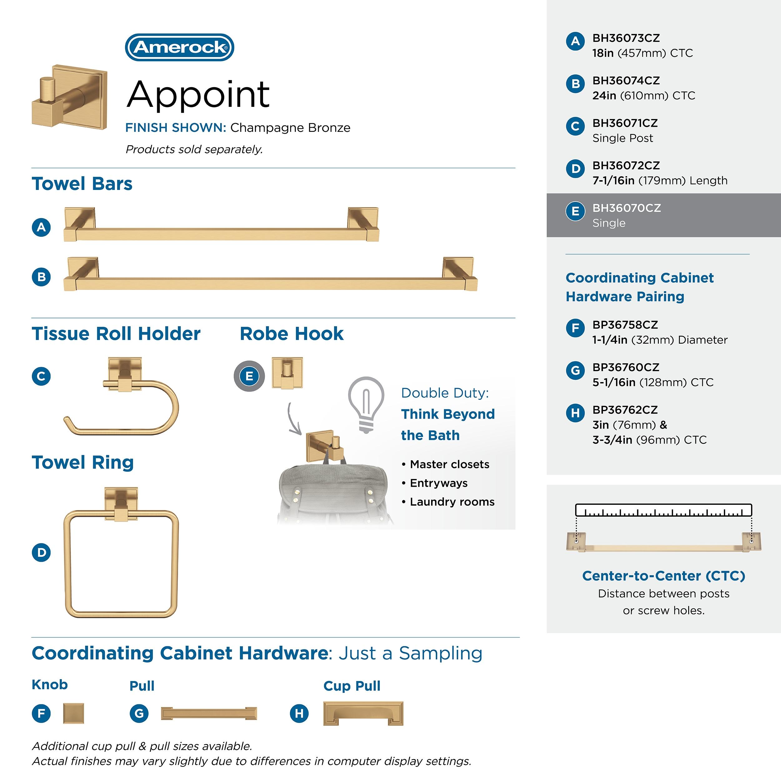 Appoint Wall Mounted Robe Hook