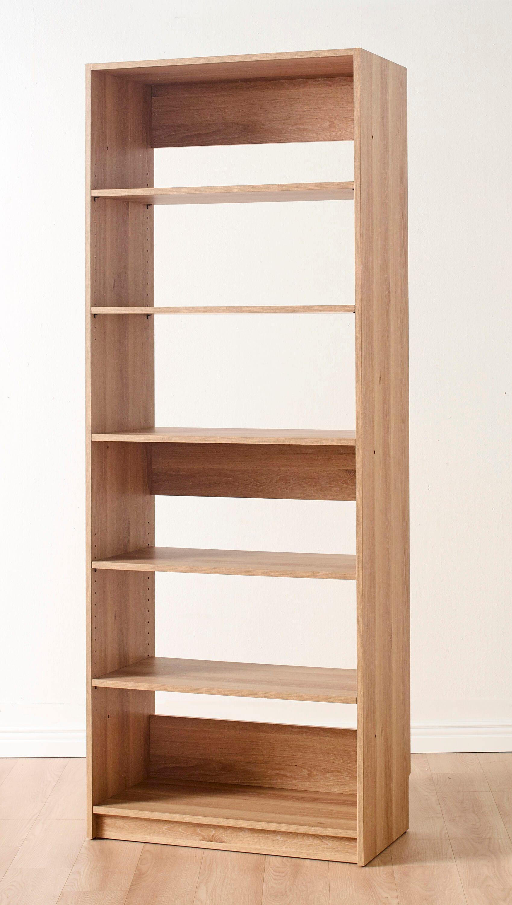 Prosper 32" Oak Wood Walk-in Closet with Five Shelves