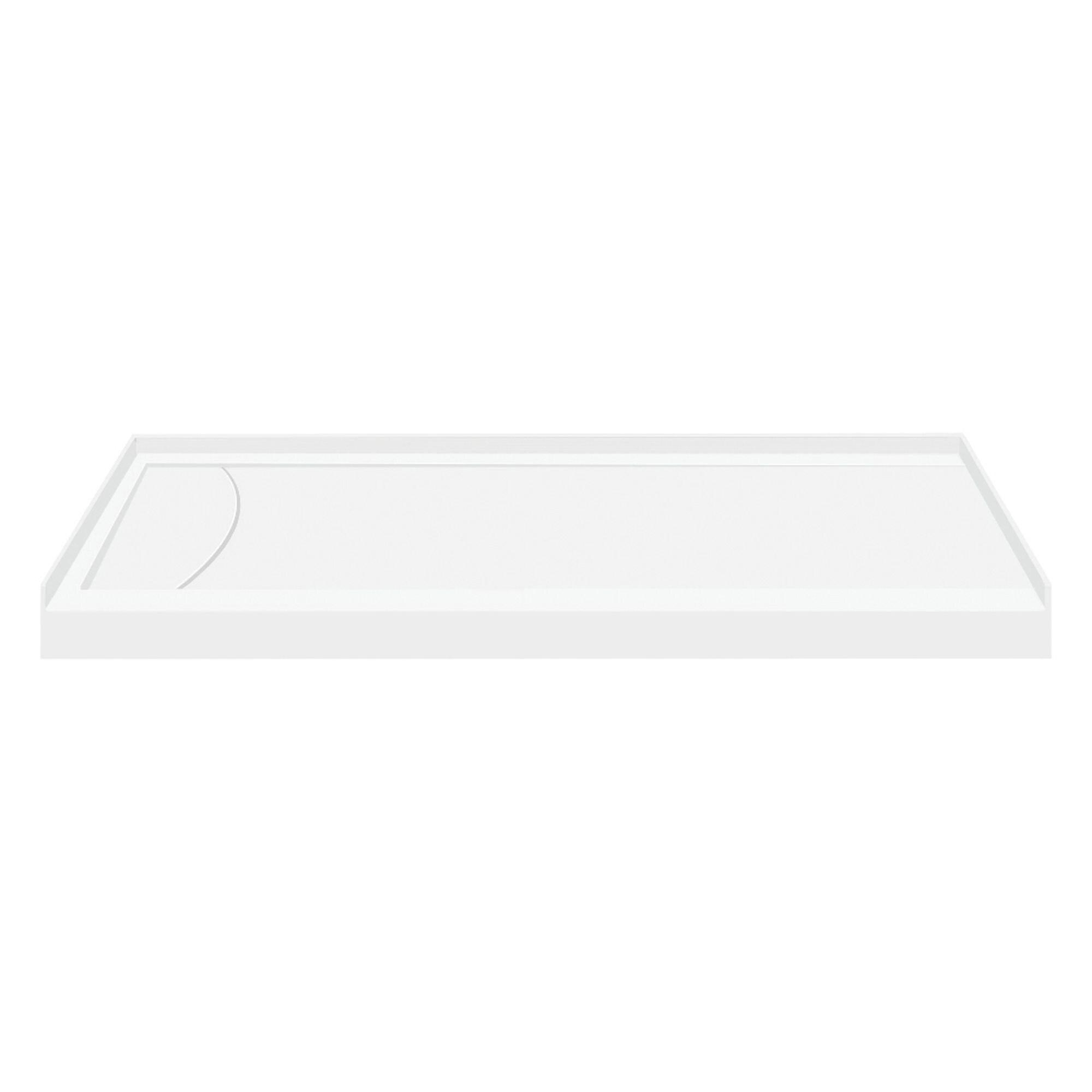 Transolid FSLB6032L-01 Transolid 60-in x 32-in Cast Solid Surface Tub Replacement Base Linear