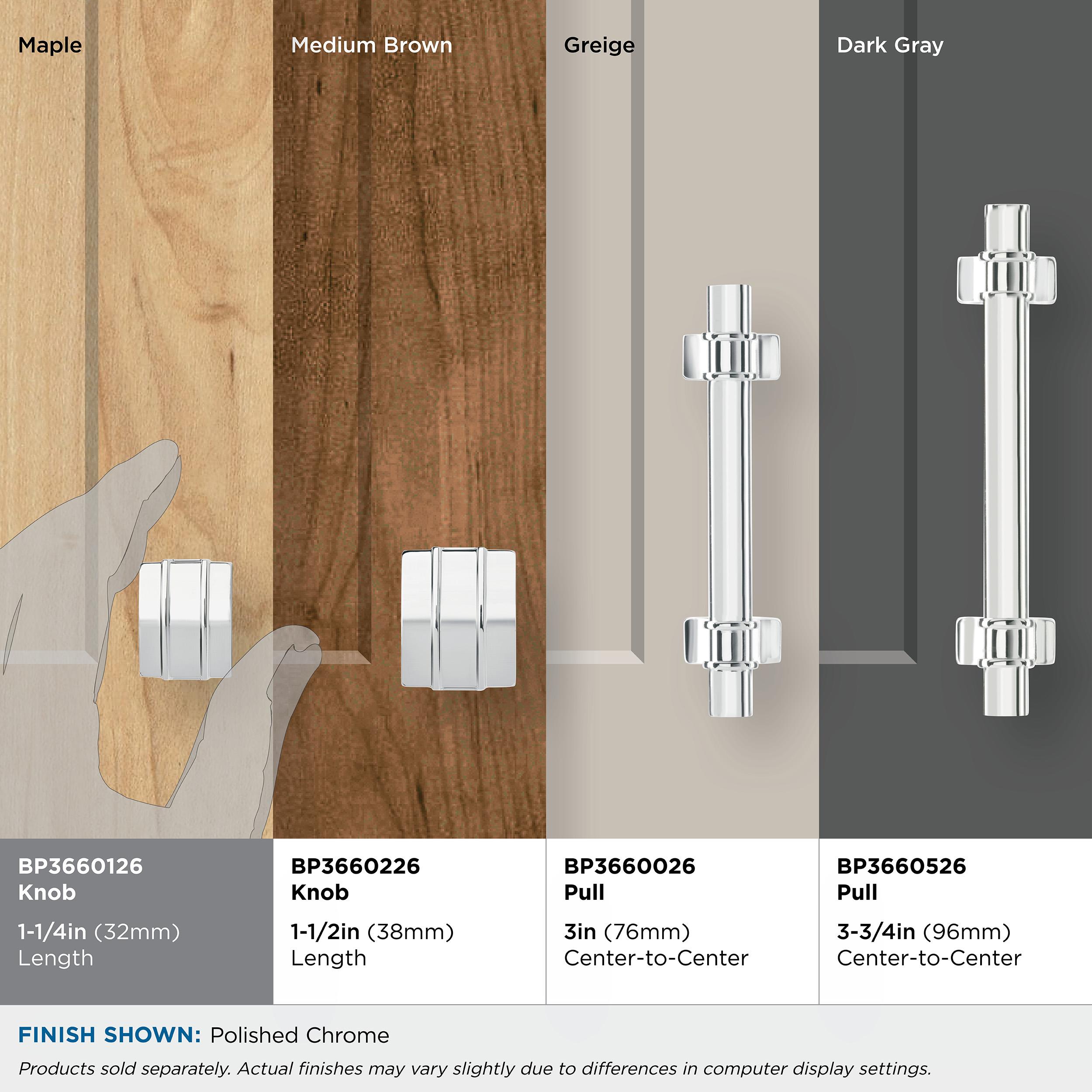 Davenport 1 3/16" Length Square Knob