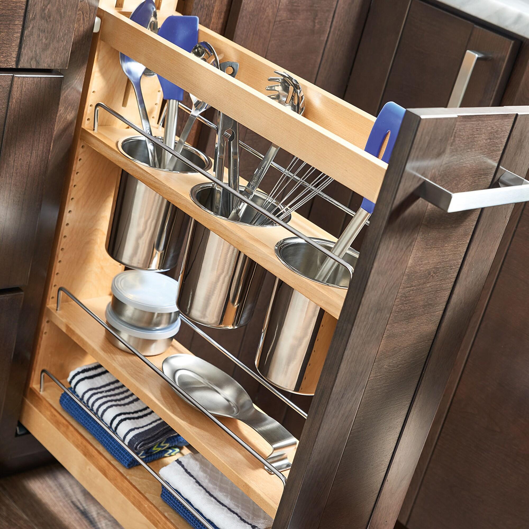 Rev-A-Shelf Rev-A-Shelf Pull Out Kitchen Cabinet Organizer w/ Soft-Close
