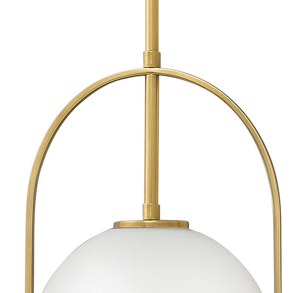 Arie Single Light Glass Dimmable Pendant