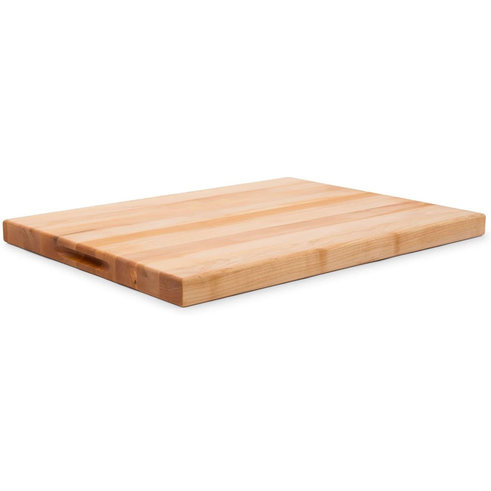 John Boos Chef's Edge Grain 1.5" Maple Cutting/Carving Board with Juice Groove