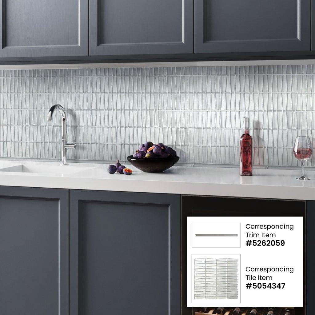 1" x 3" Glass Brick Joint Mosaic Wall and Floor Tile