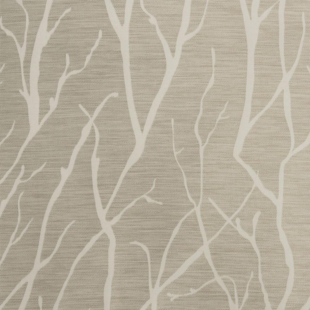 EXCLUSIVE HOME Forest Hill Woven Room Darkening Blackout Grommet Top Curtain Panel Pair, 52"x84", Natural