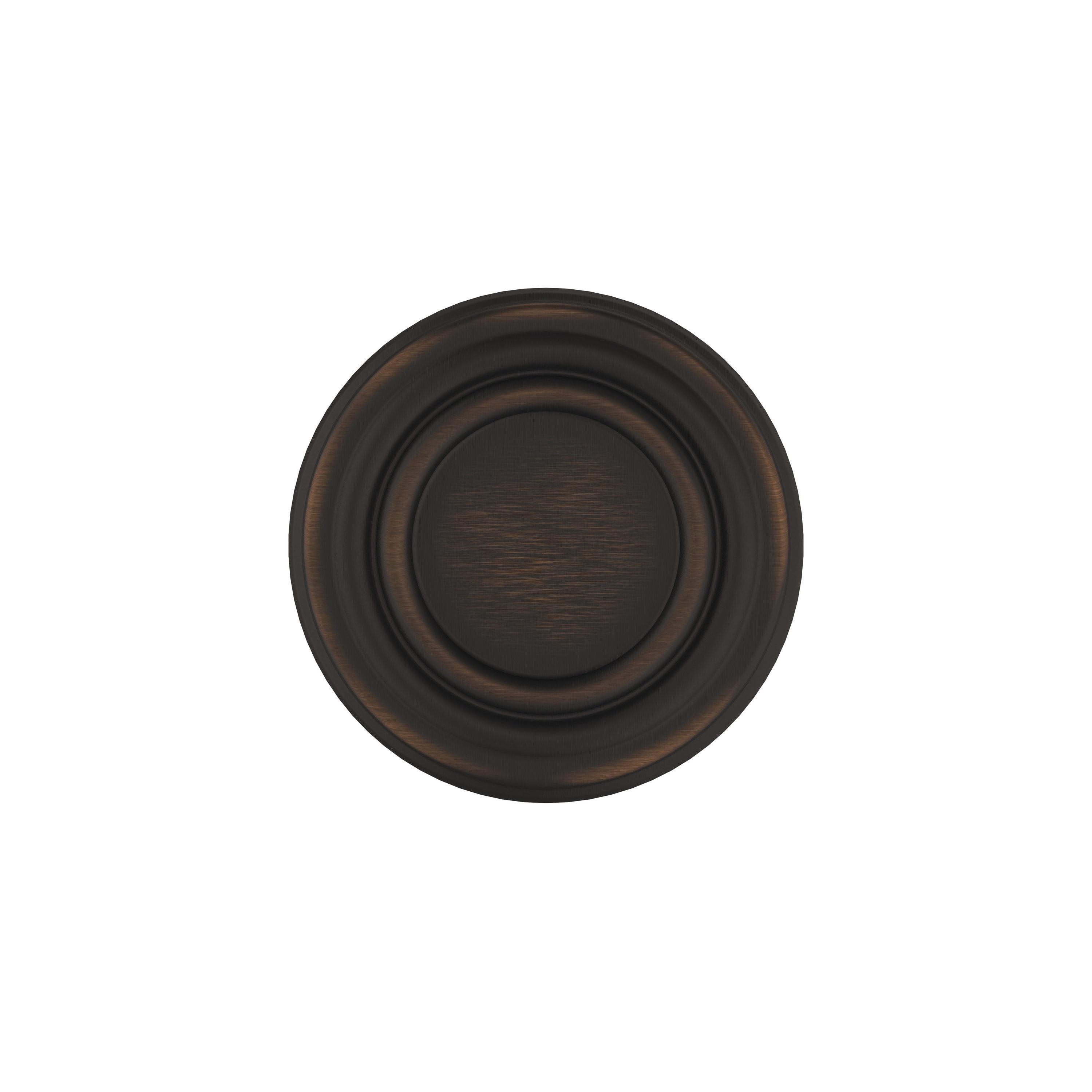 Amerock Ville 1-1/8 inch (29mm) Diameter Oil-Rubbed Bronze Cabinet Knob