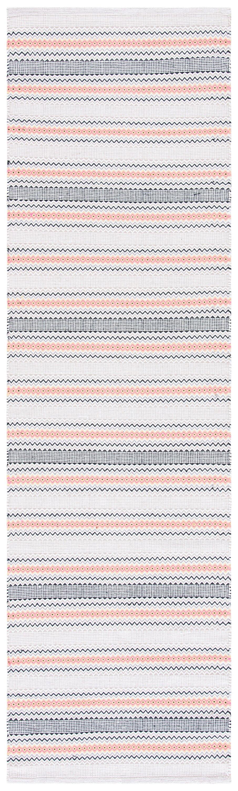 Montauk MTK536 Hand Woven Runner Rug - Pink/Beige - 2'3"x8' - Safavieh.