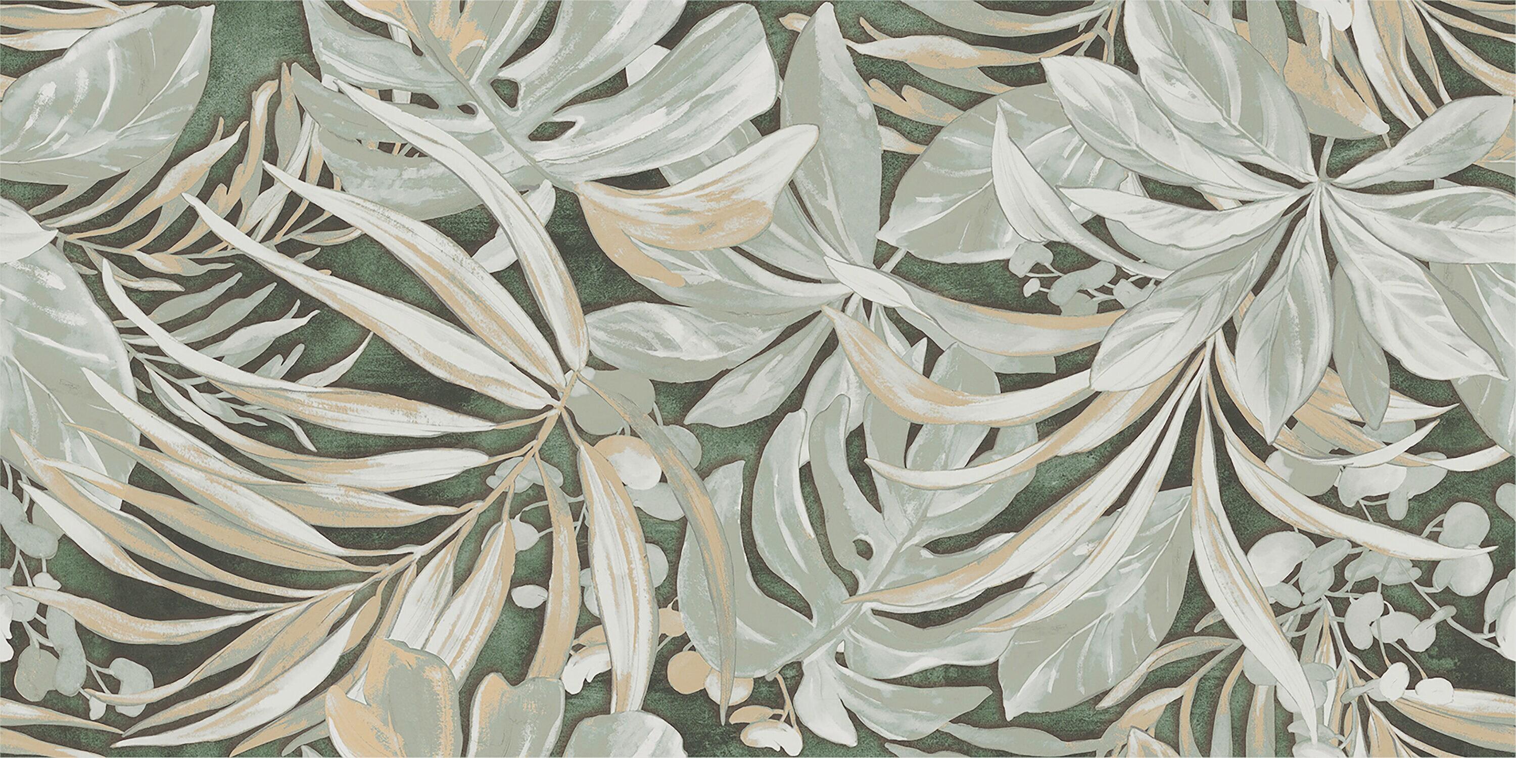 Parete Tropici 24" x 47" Porcelain Natural / Floral Wall & Floor Tile