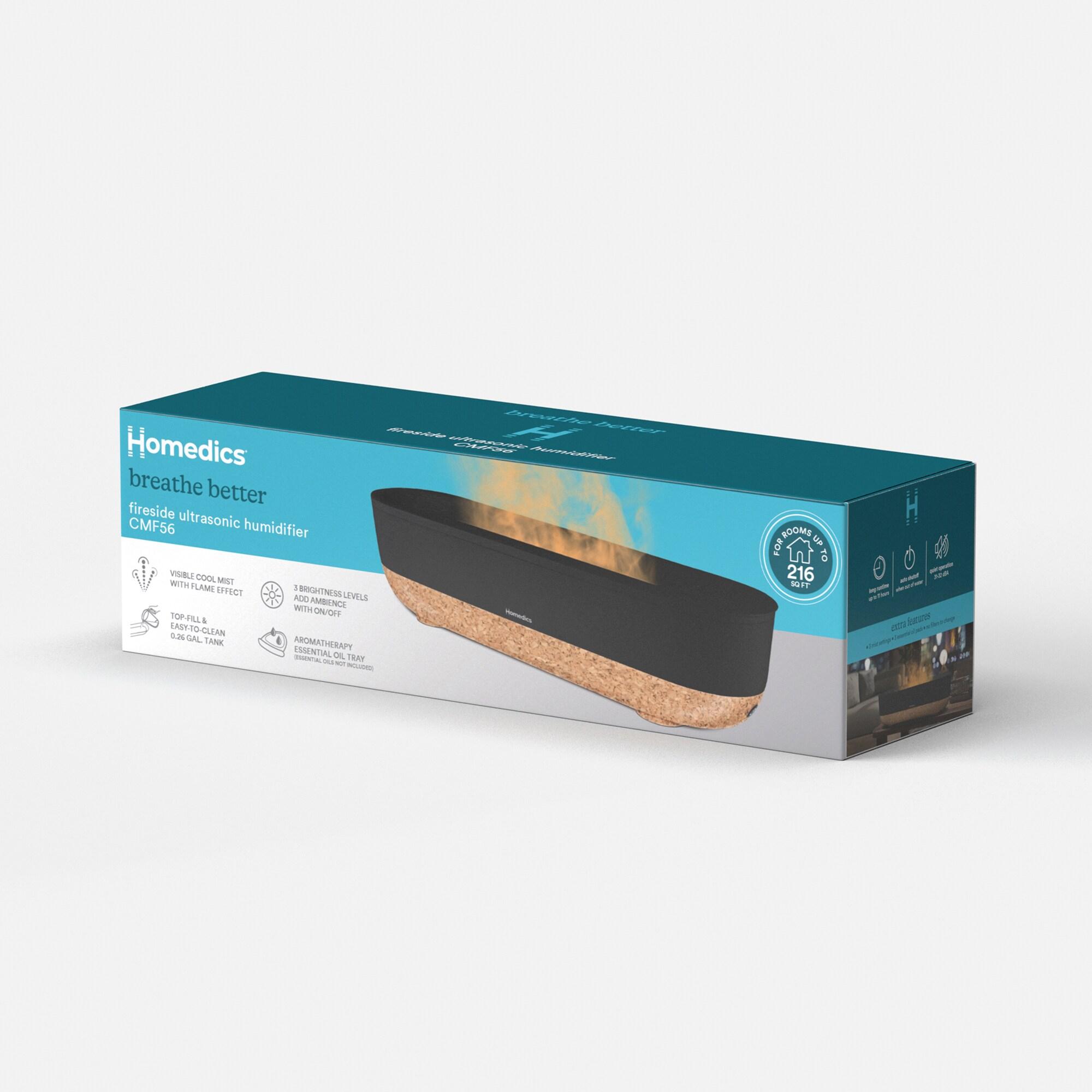 HoMedics 0.26 gal 216 sq ft Electronic Cool Mist Ultrasonic Humidifier