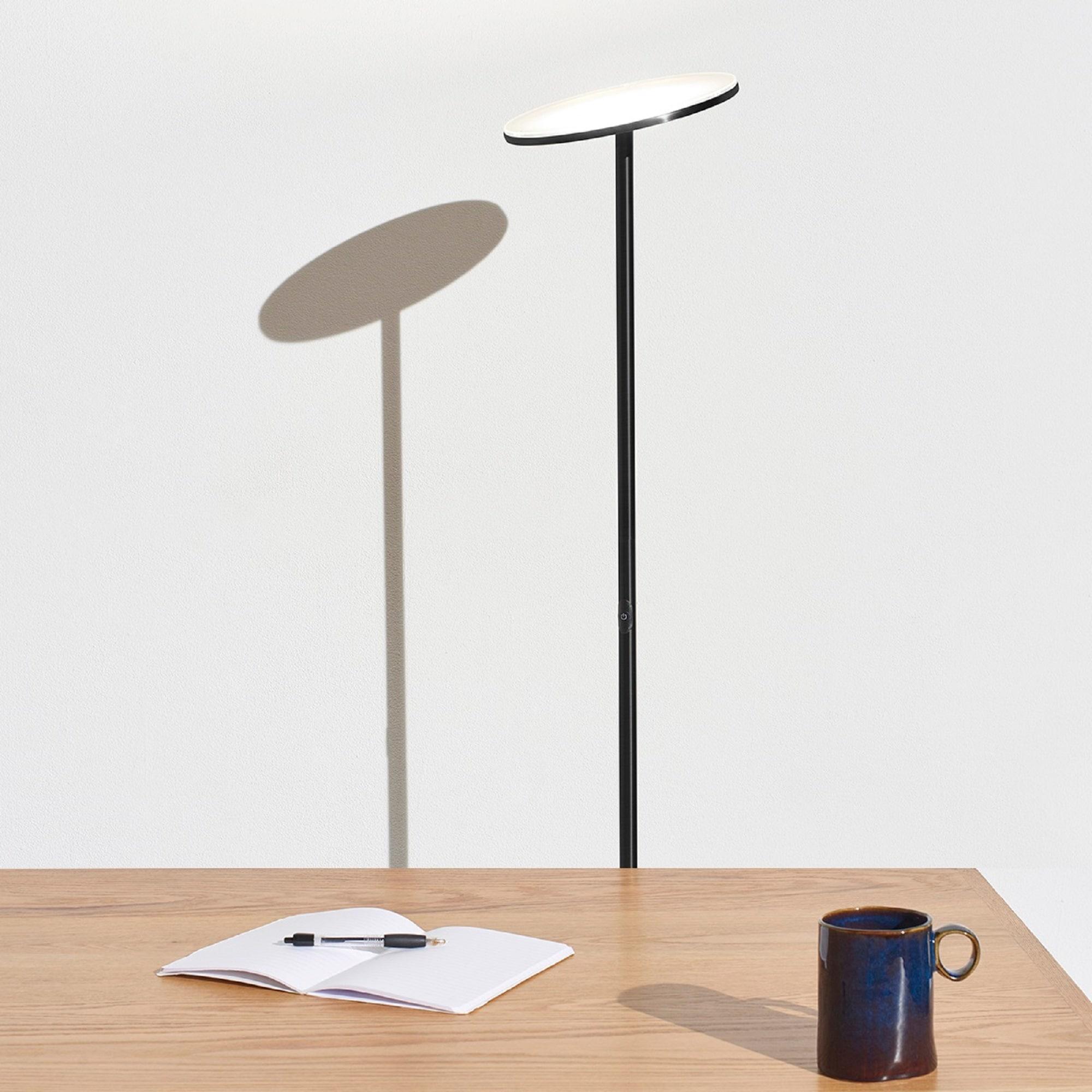 Brightech Sky Industrial 63 in. Dimmable LED Floor Lamp with Adjustable Head