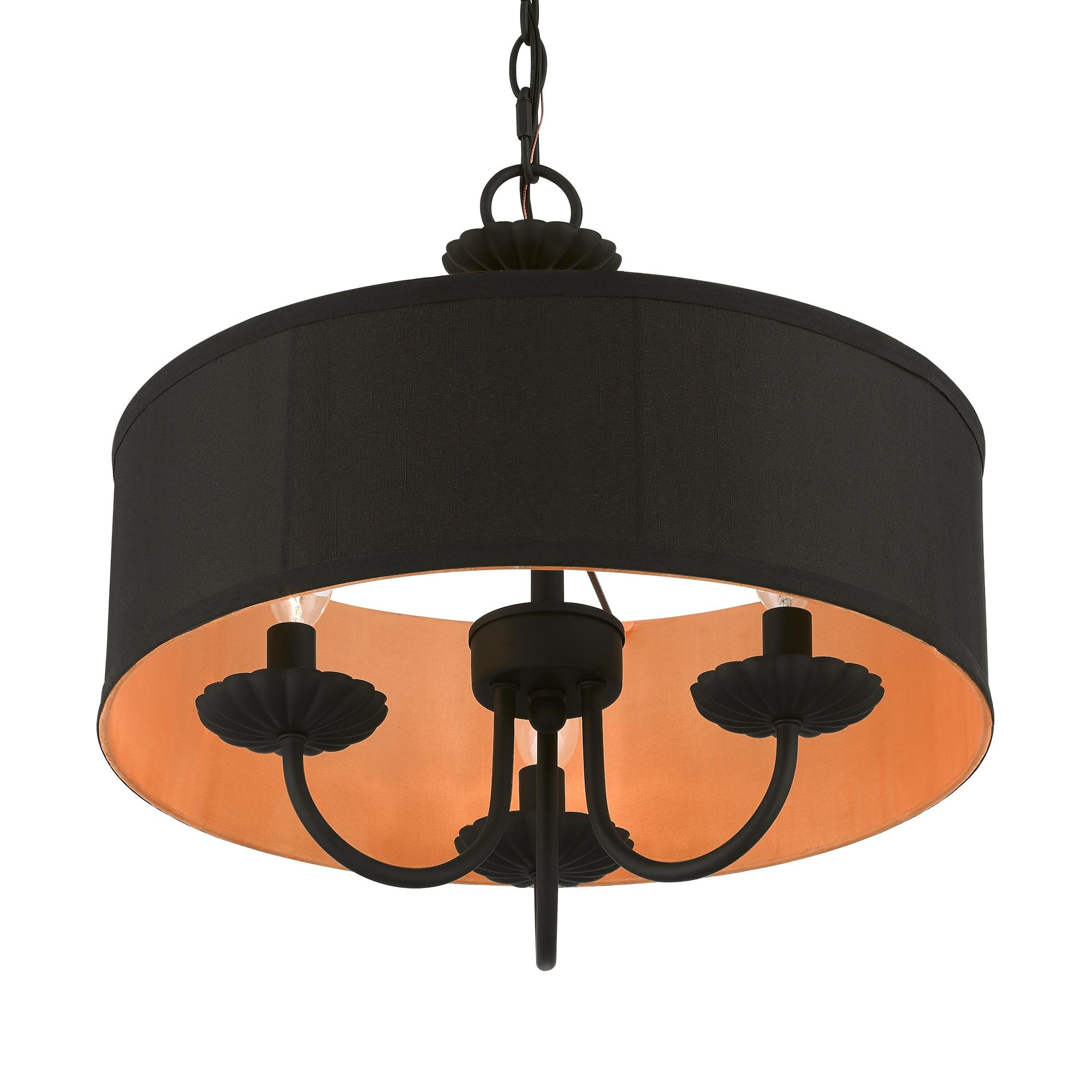 Livex Lighting Winchester 3 - Light Pendant in  Black