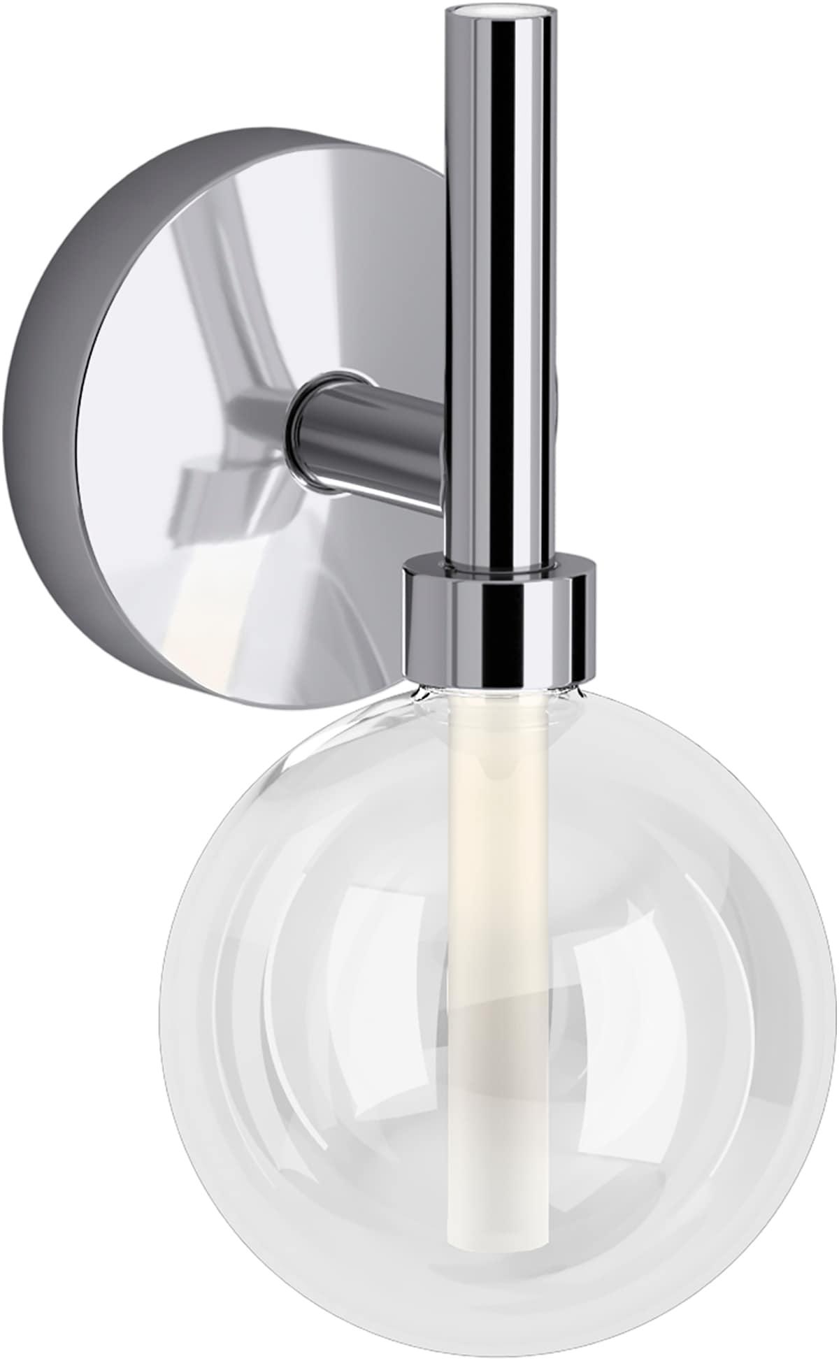 Polished Chrome 12" Dimmable LED Lacemaker Sconce