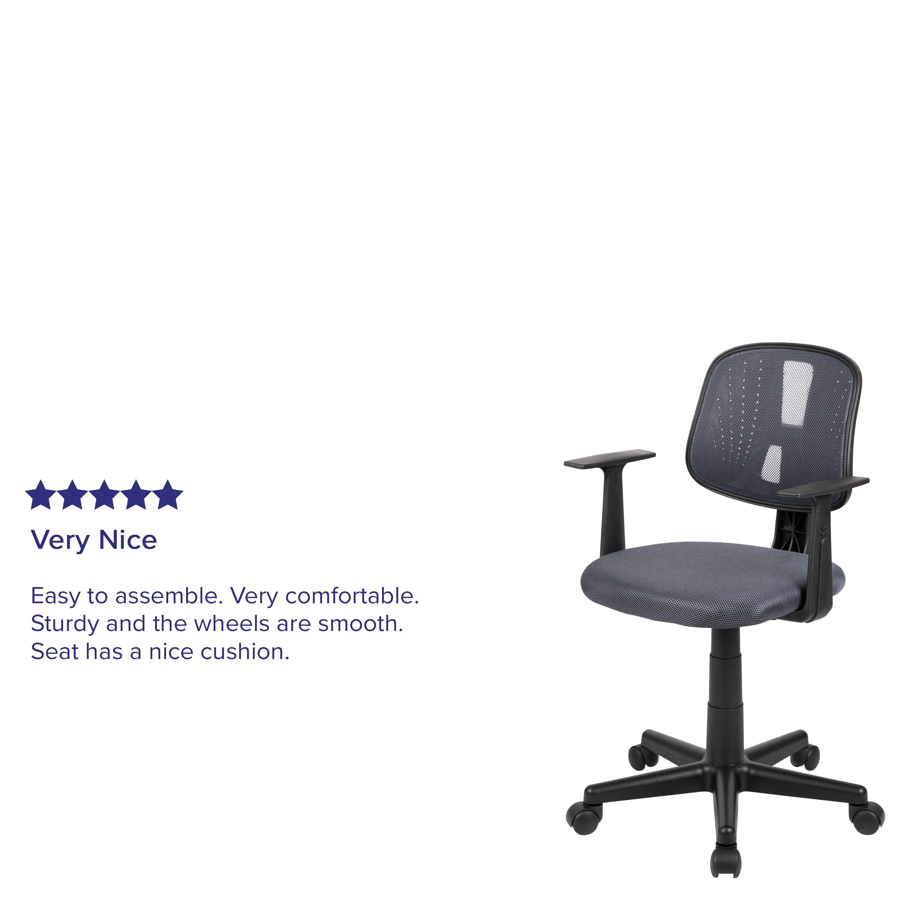 Flash Furniture Meridian Mid-Back Swivel Mesh Task Office Chair with Pivot Back by Flash Furniture