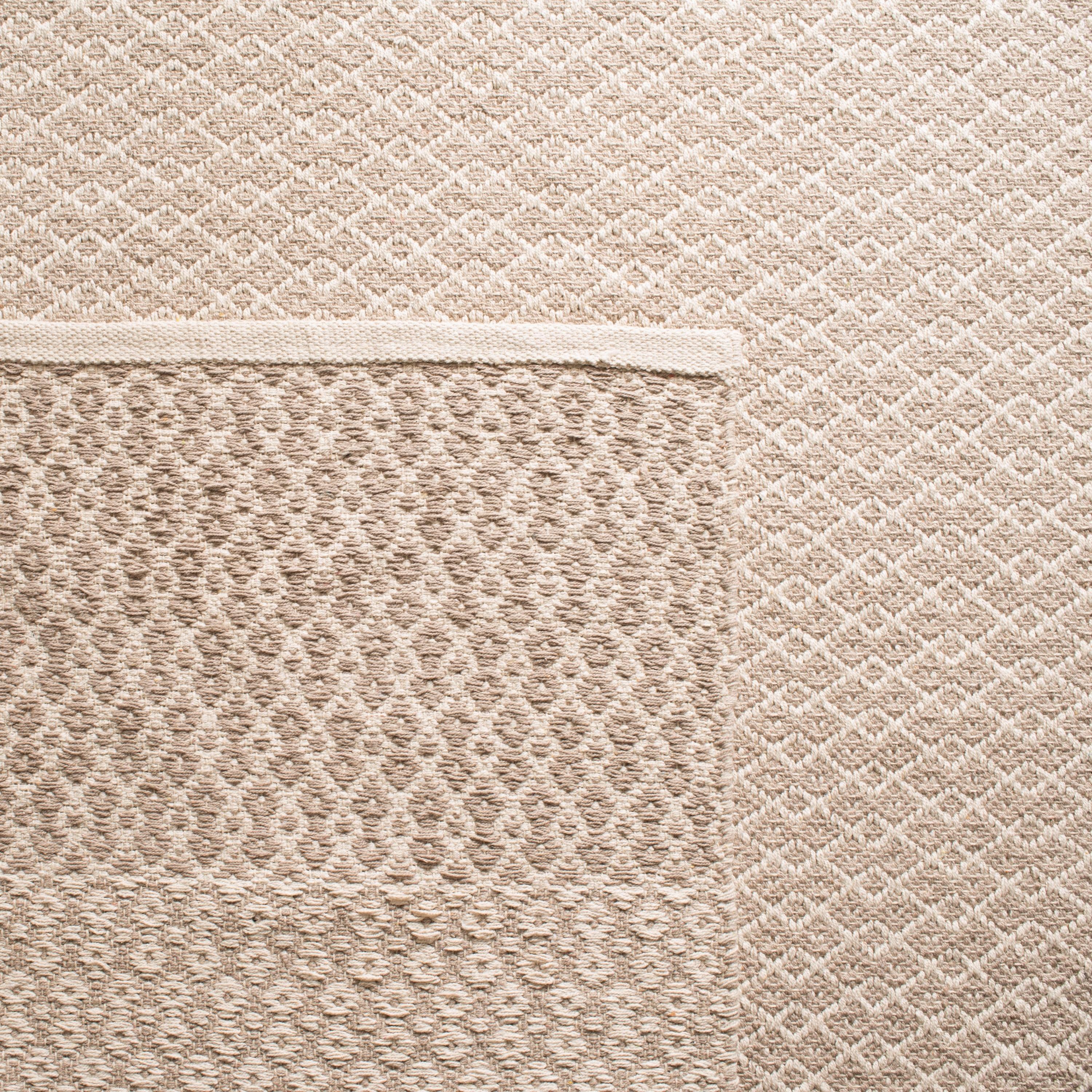 Montauk MTK339 Hand Woven Indoor Area Rug - Ivory/Grey - 6'x6' - Safavieh