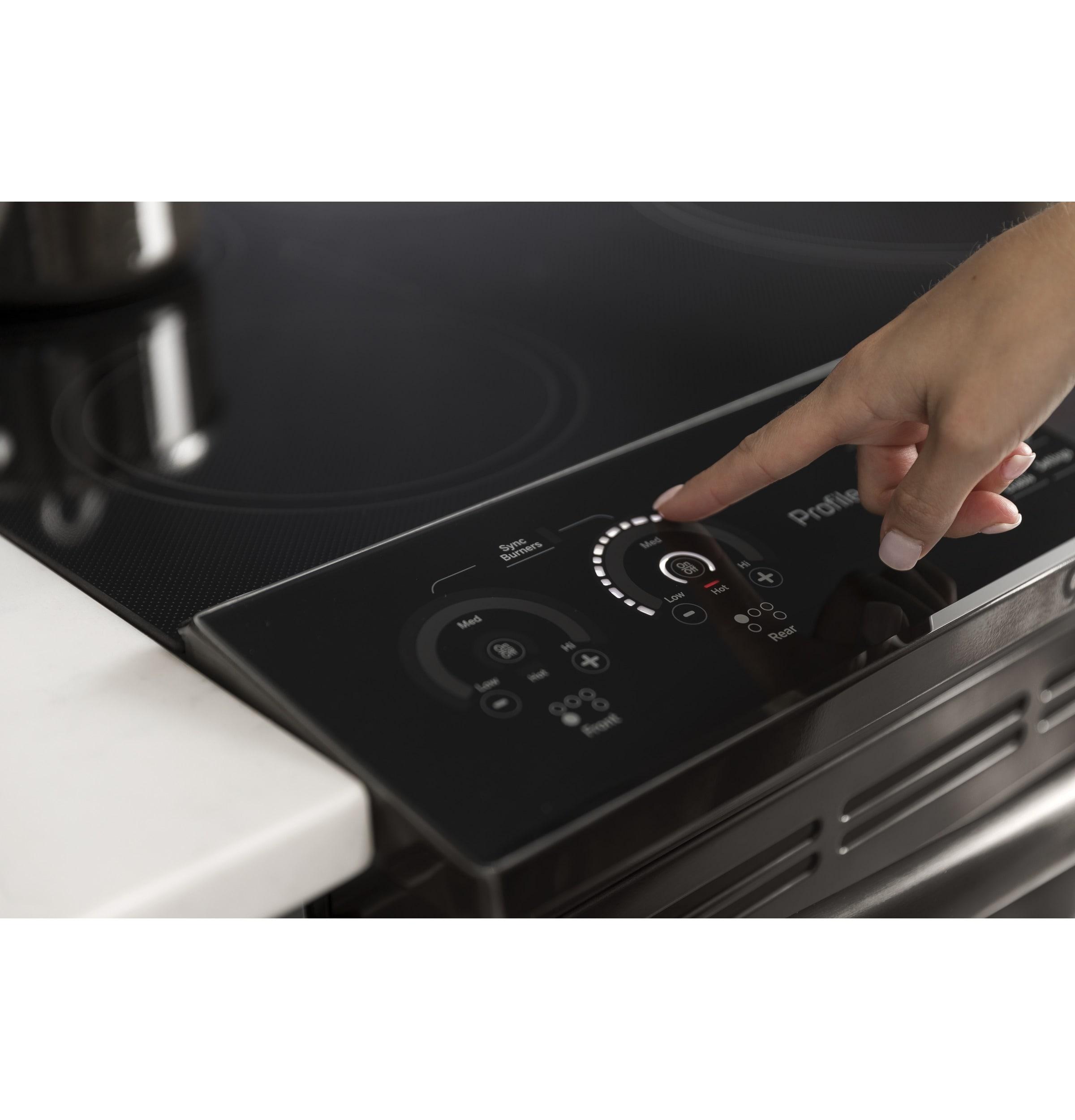GE Profile™ GE Profile Smart Appliances 30" 5.3 cu.ft. Slide-in Electric Range PSS93BPTS