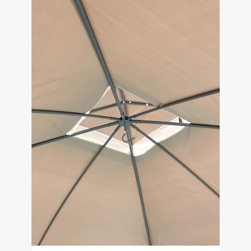 KUF Replacement Canopy for The Garden Treasures Steel Finial Gazebo - Standard 350 - Beige