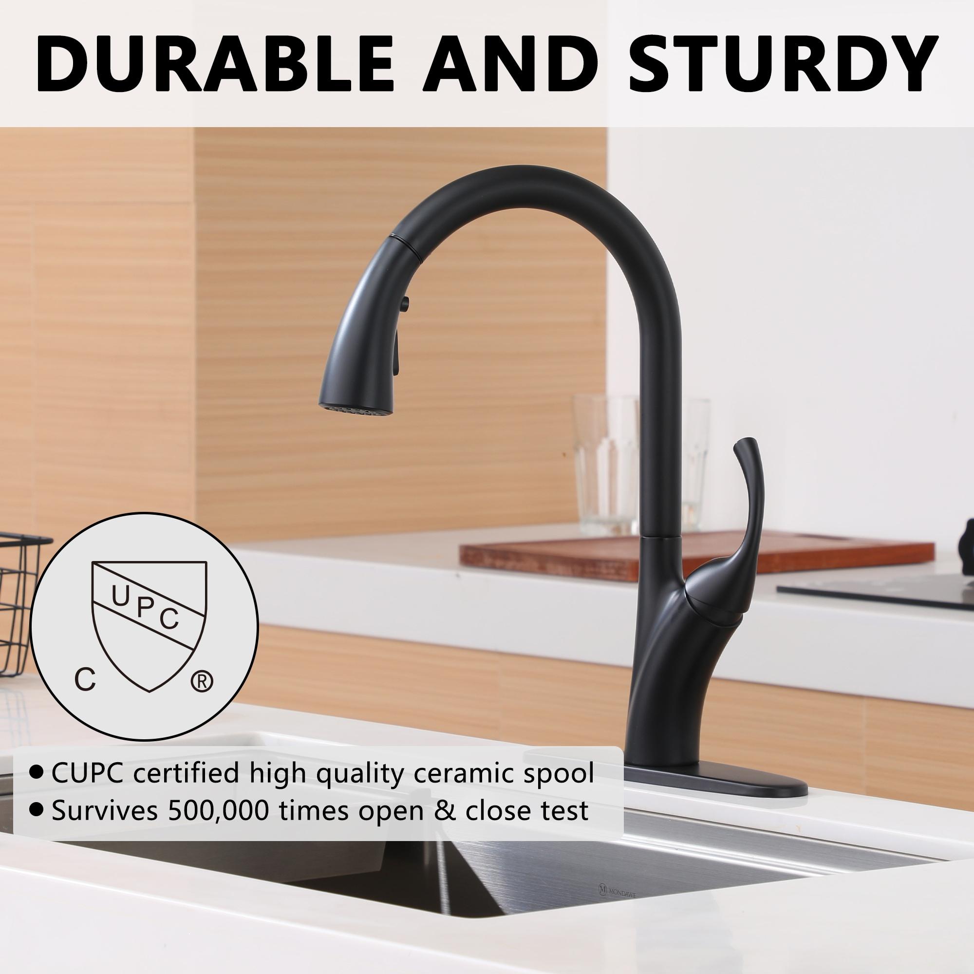 mondawe Mondawe Pull Down Kitchen Faucet MD-D48-BN