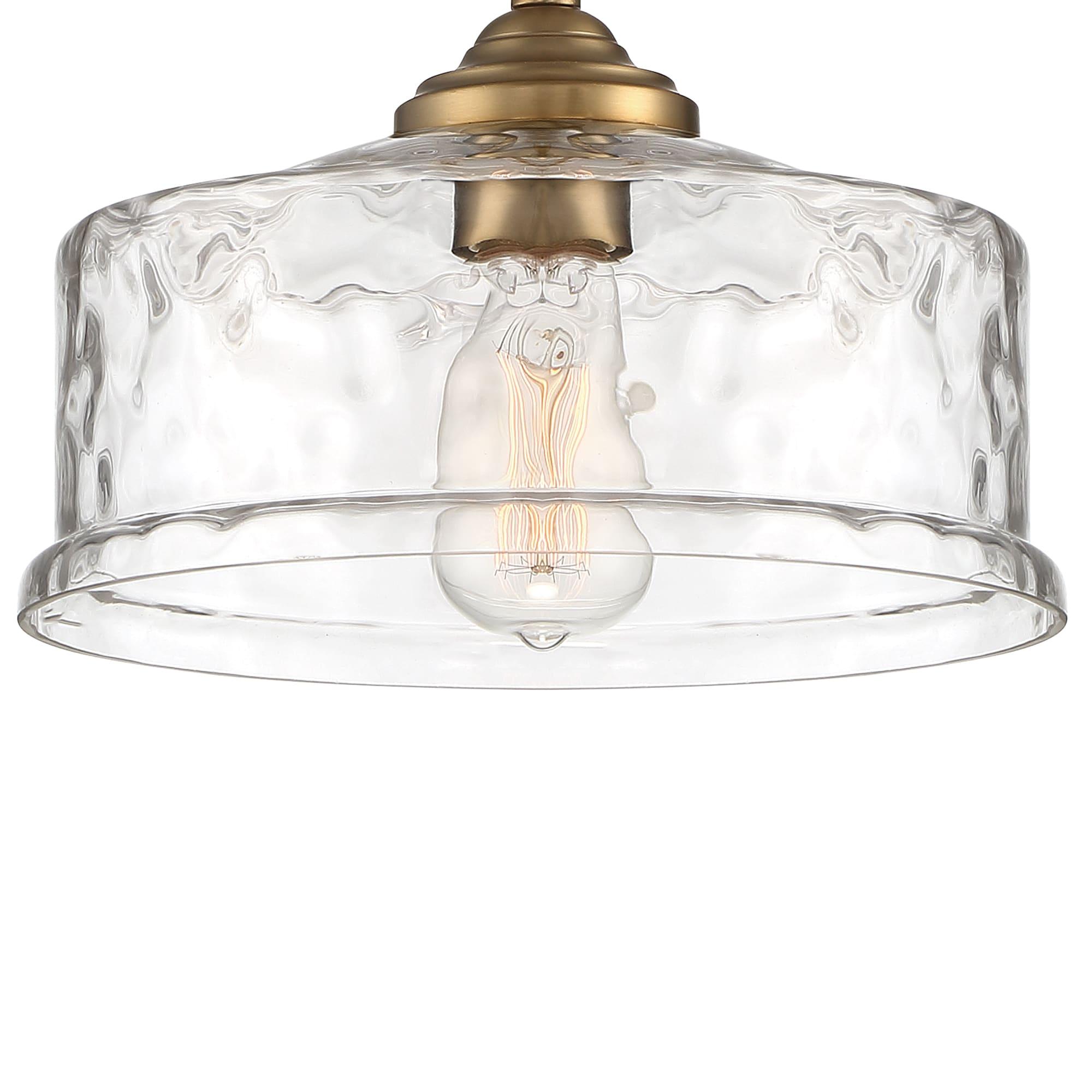 Designers Fountain - Drake - One Light Down Pendant-Brushed Gold Finish