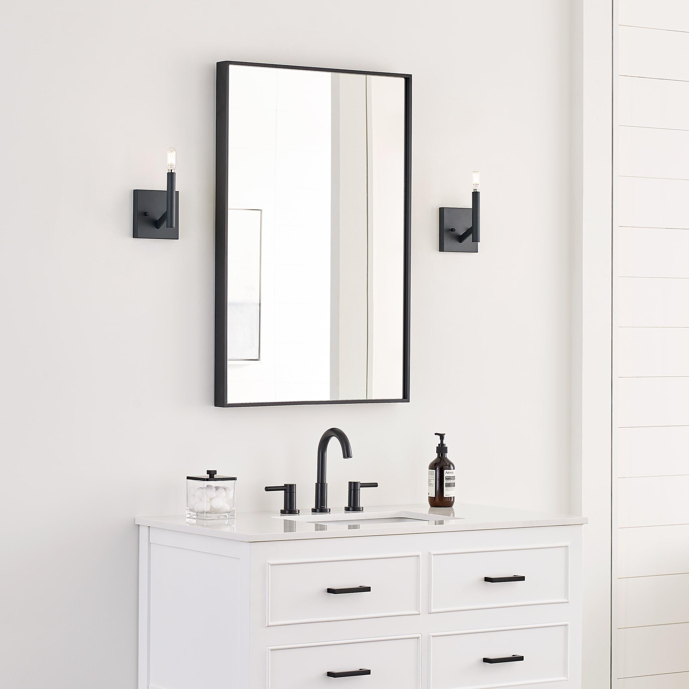 Vector 9'' Midnight Black Dimmable Outdoor Wall Sconce