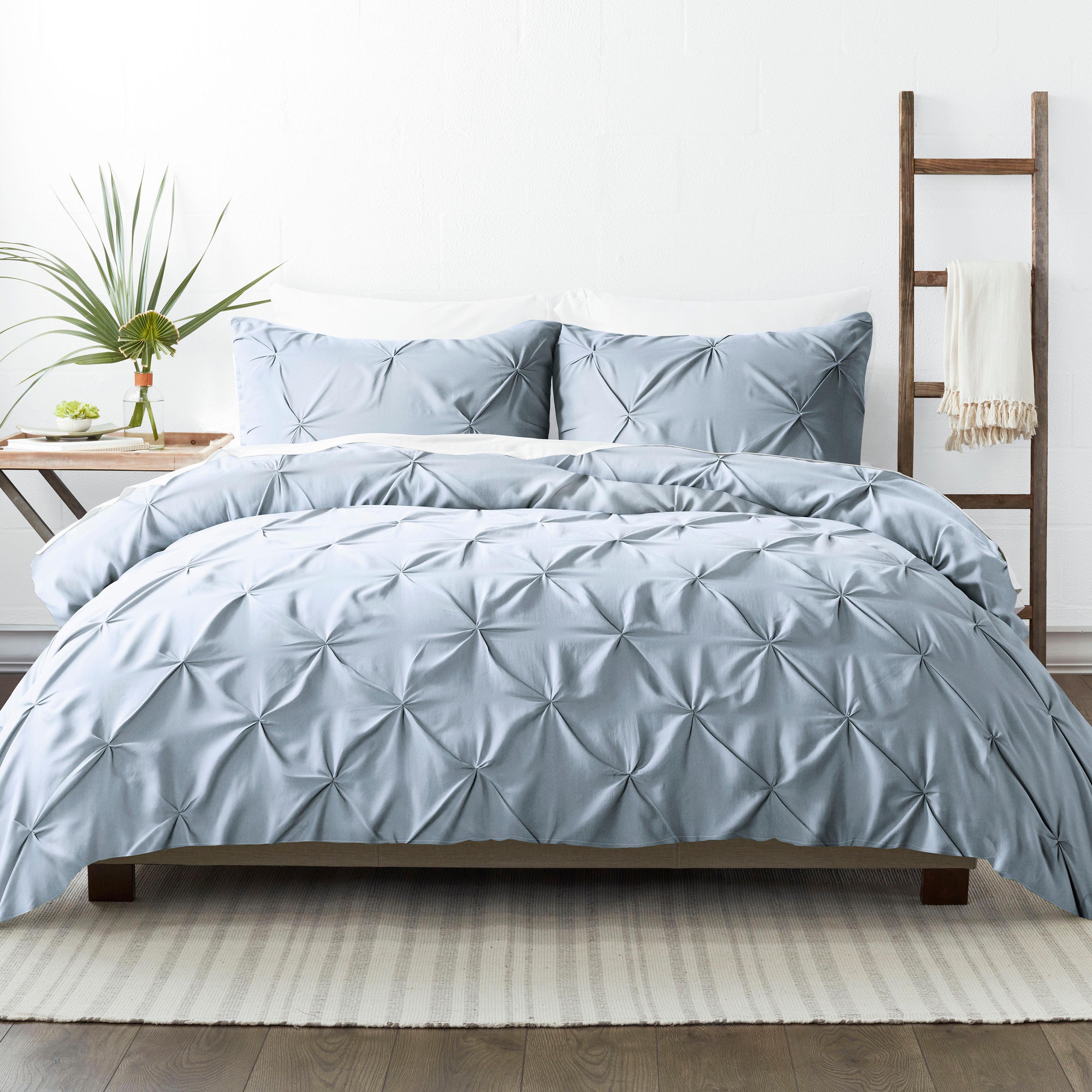 Becky Cameron Pinch Pleat Textured Duvet Cover Set