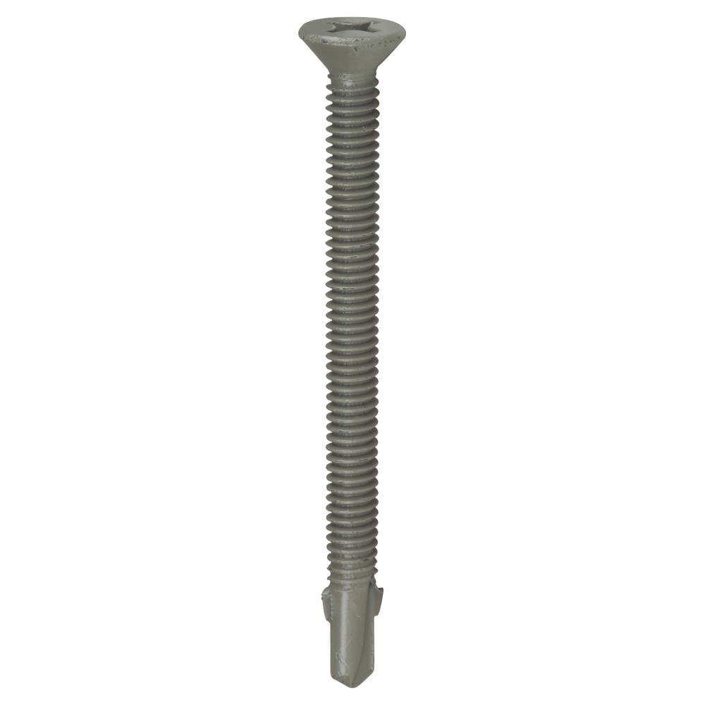 Self-Drilling Screw - #10 x 1-7/16"" - Flat Head - Pkg of 100 - ITW Teks 21380