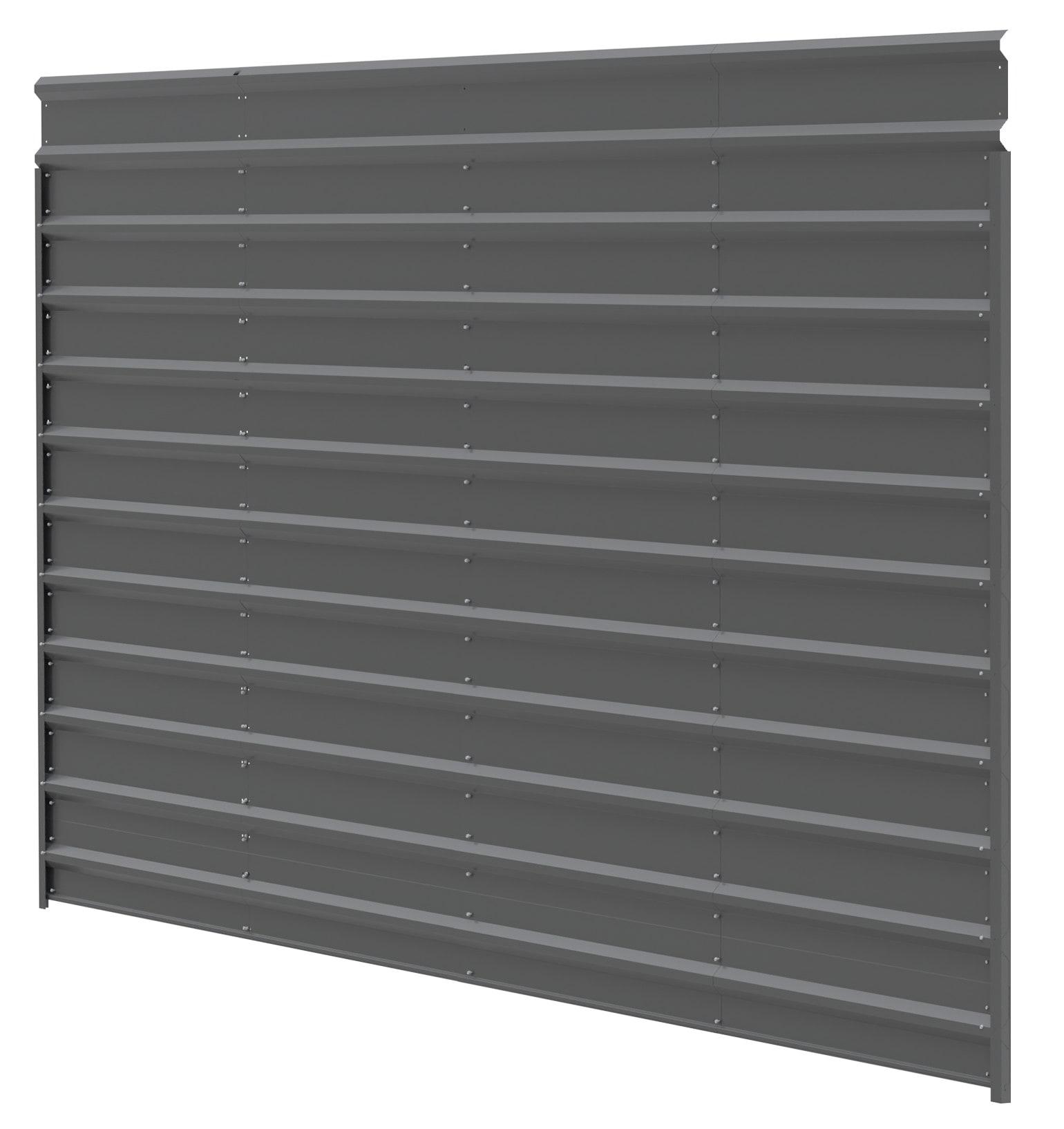 Arrow Arrow Black Metal Side Wall for Canopy