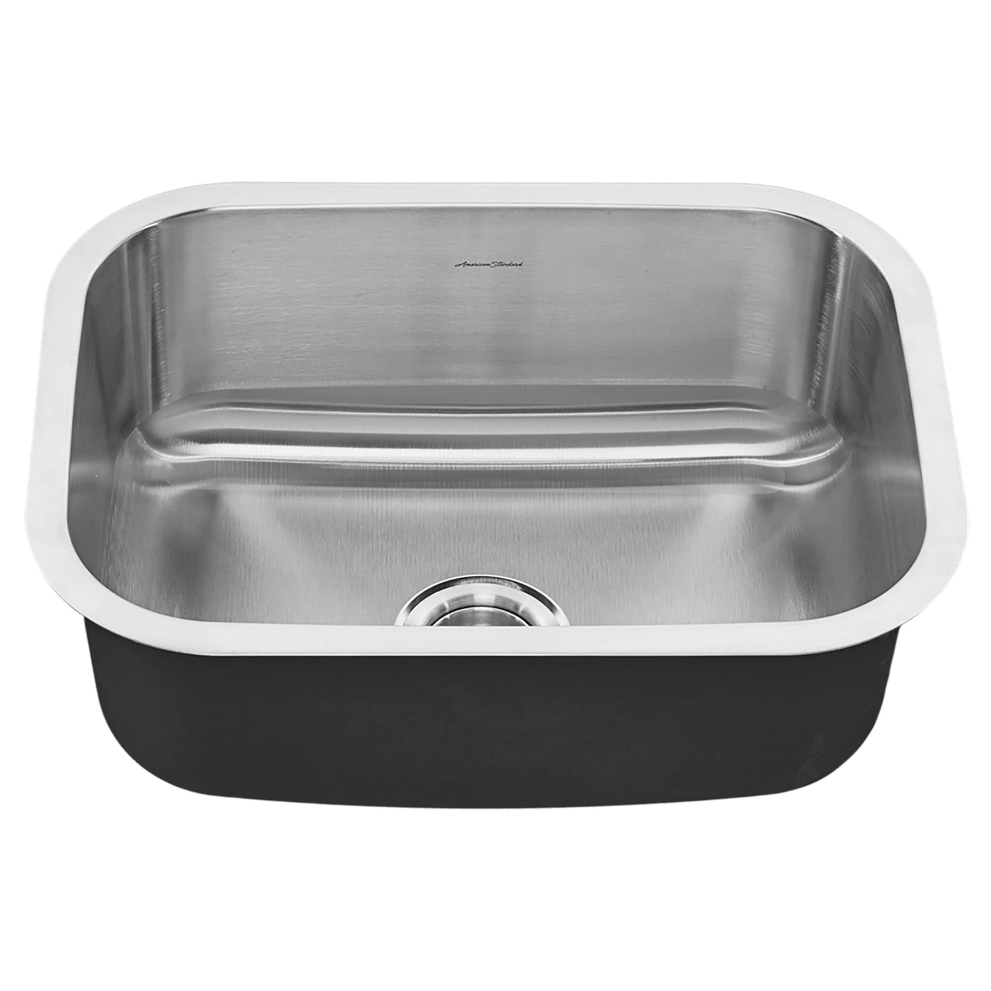 Portsmouth 23.38'' L Undermount Single Bowl Stainless Steel Kitchen Sink