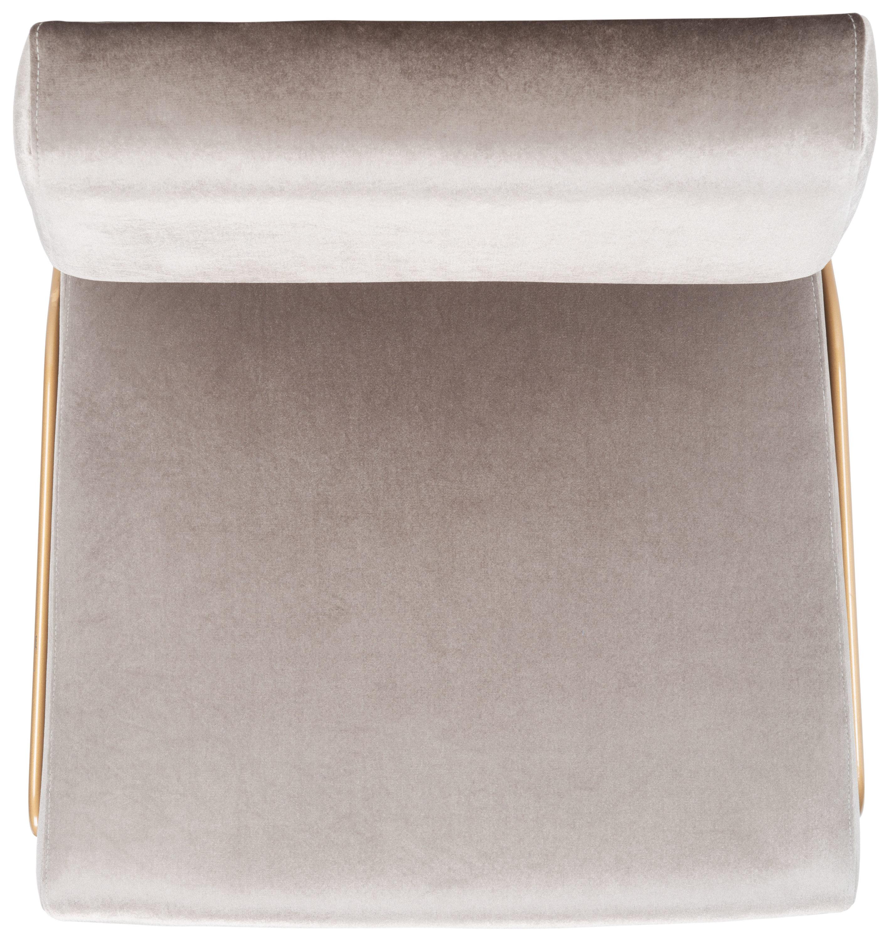 Romilly Velvet Accent Chair - Hazelwood/Gold - Safavieh