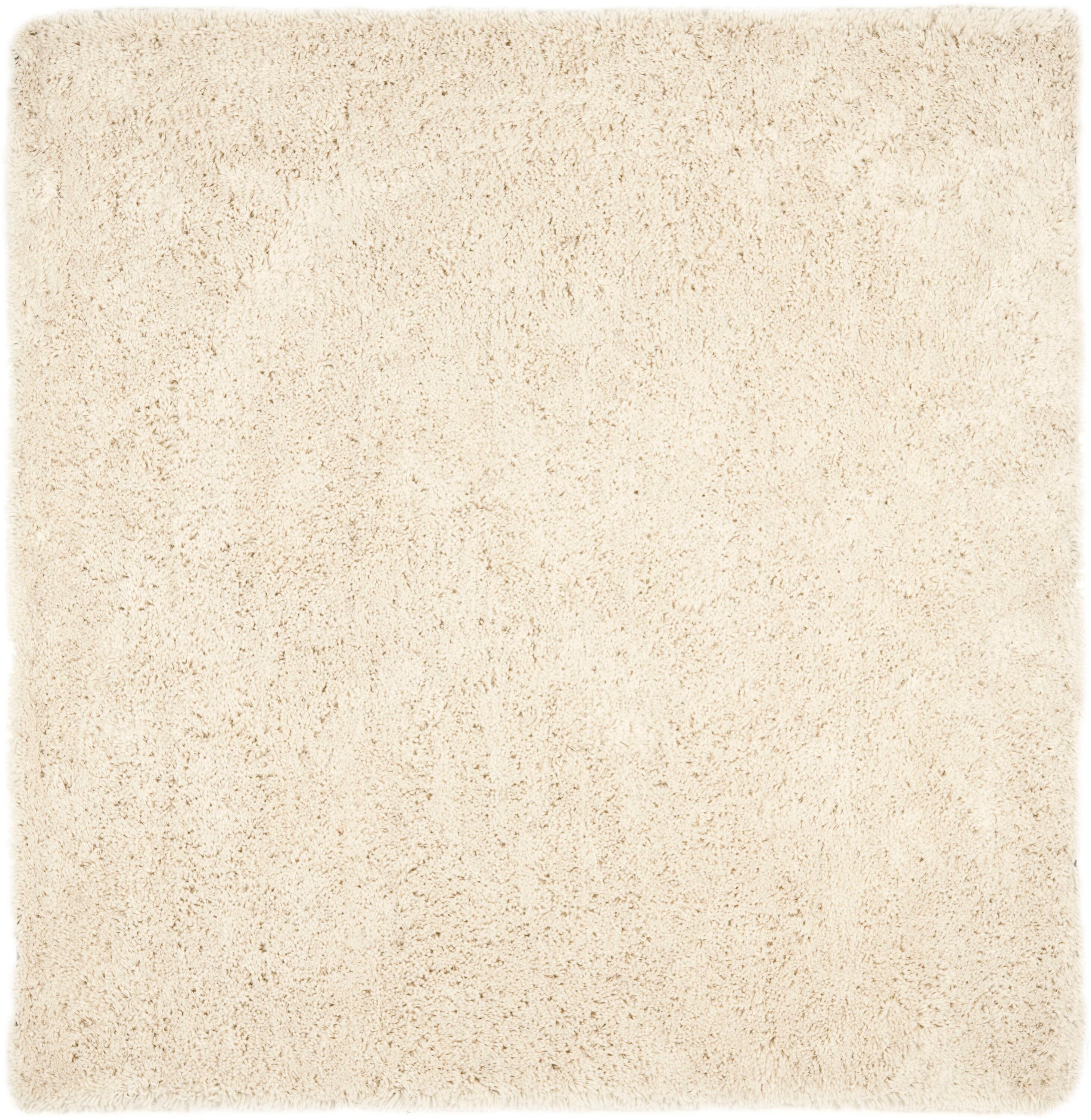 Classic Shag Ultra SG240 Hand Tufted Indoor Area Rug - White - 9'x9' - Safavieh