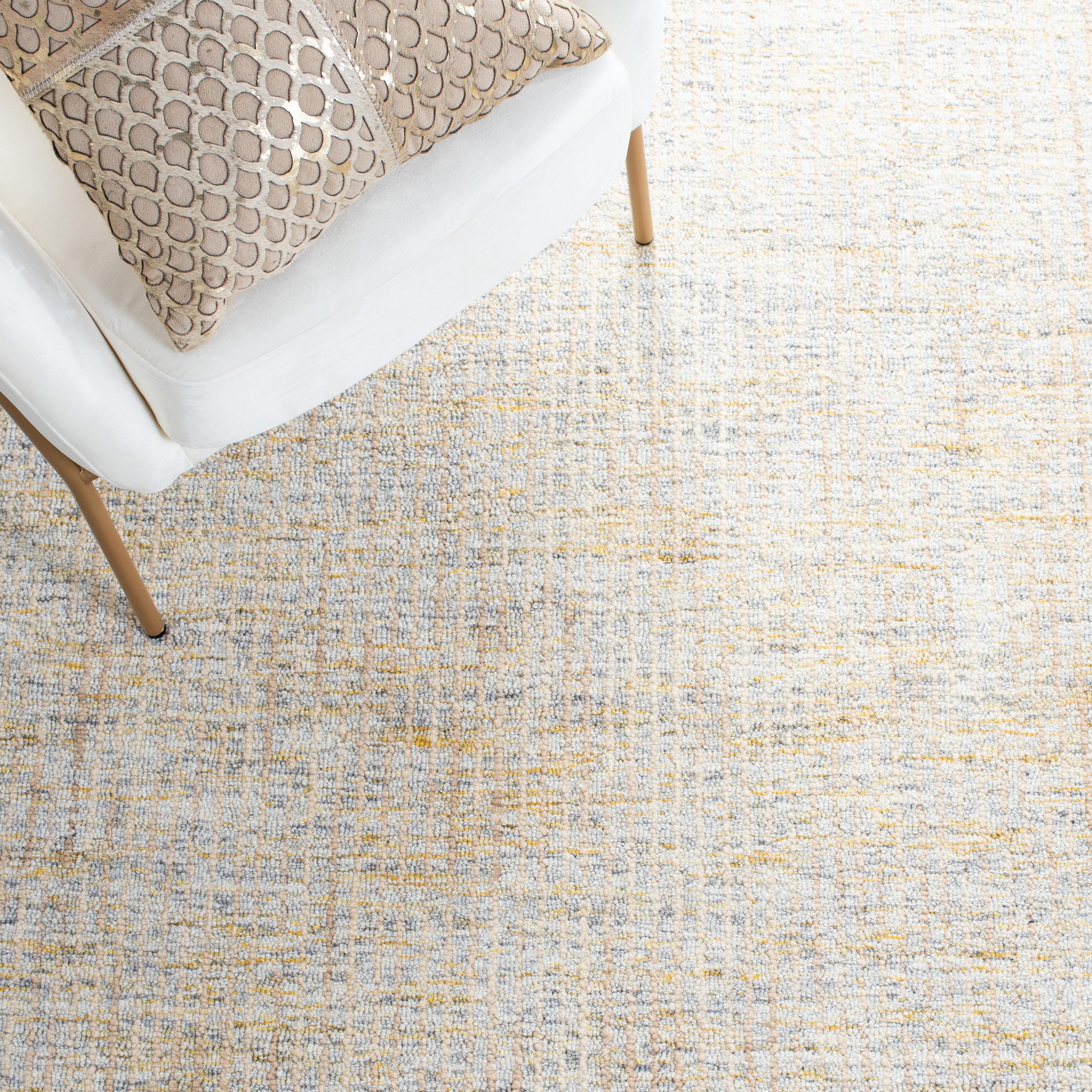 Metro MET151 Hand Tufted Indoor Area Rug - Ivory/Grey - 4'x6' - Safavieh