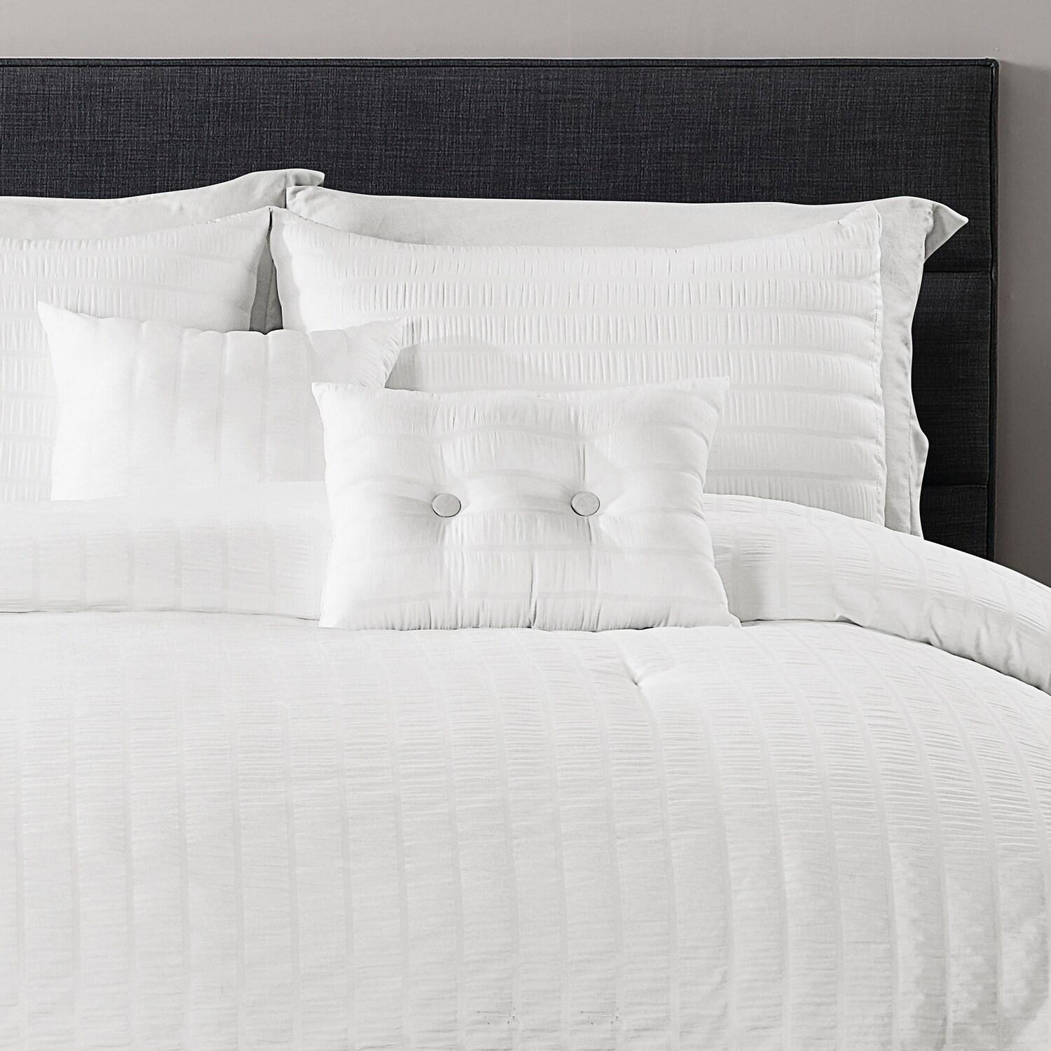 Lush Decor Dark Gray Cotton Reversible 3 Piece Comforter Set