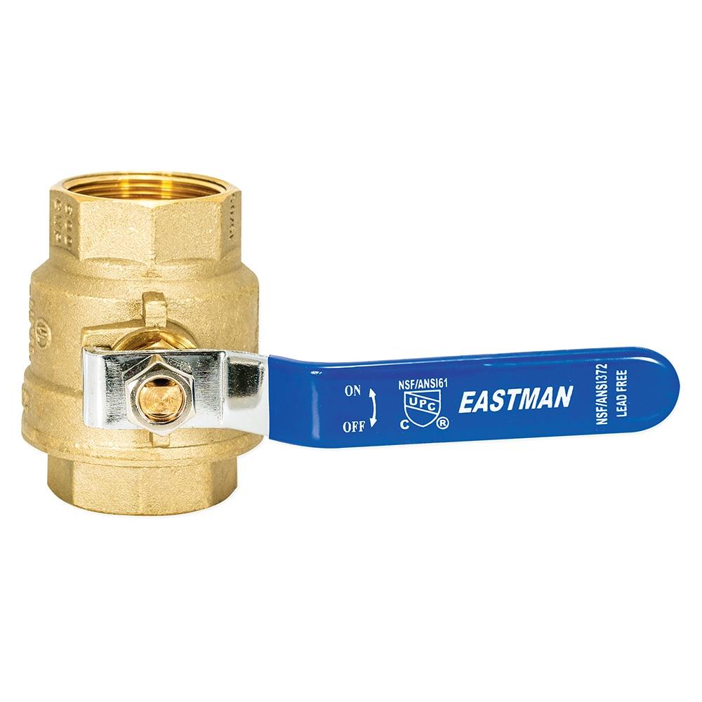 Eastman 20053LF Válvula de Bola de Puerto Completo de Alta Resistencia, IPS de 1-1/2 Pulgadas, Latón