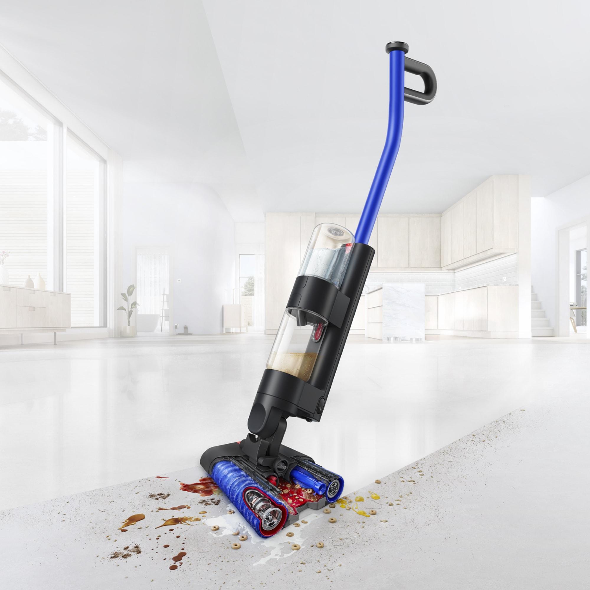 Dyson WashG1 Wet Cleaner Matte Black/Blue: Bagless, Battery-Powered, 4 Speeds, Hardwood & Hard Floor, 2-Year Warranty