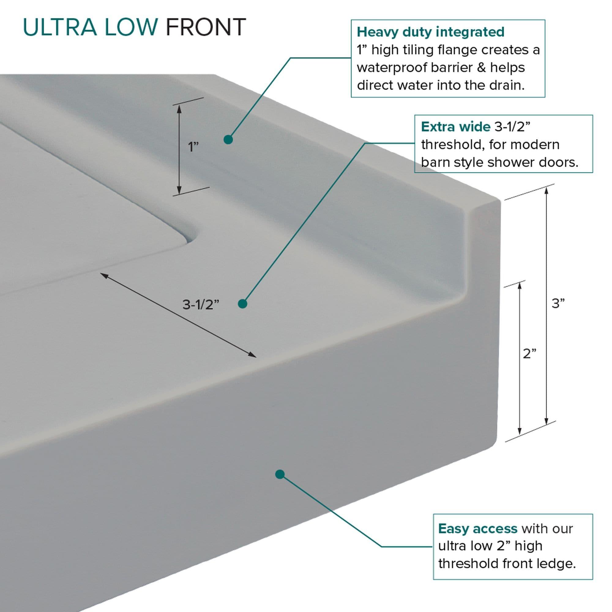 Transolid Transolid 60-in x 32-in Cast Solid Surface Tub Replacement Base Linear FSLB6032L-87