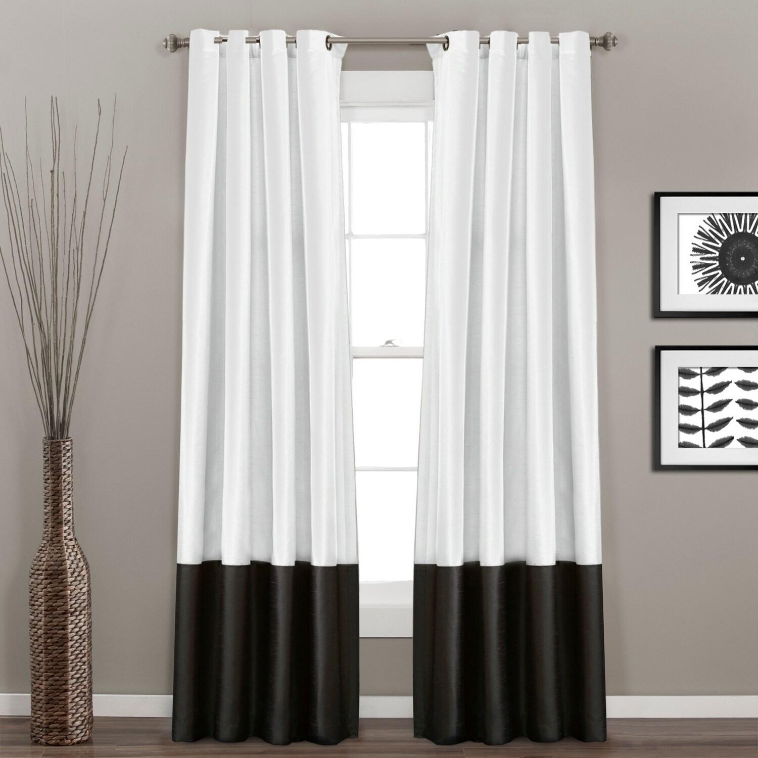 Polyester Semi Sheer Curtain Pair (Set of 2)