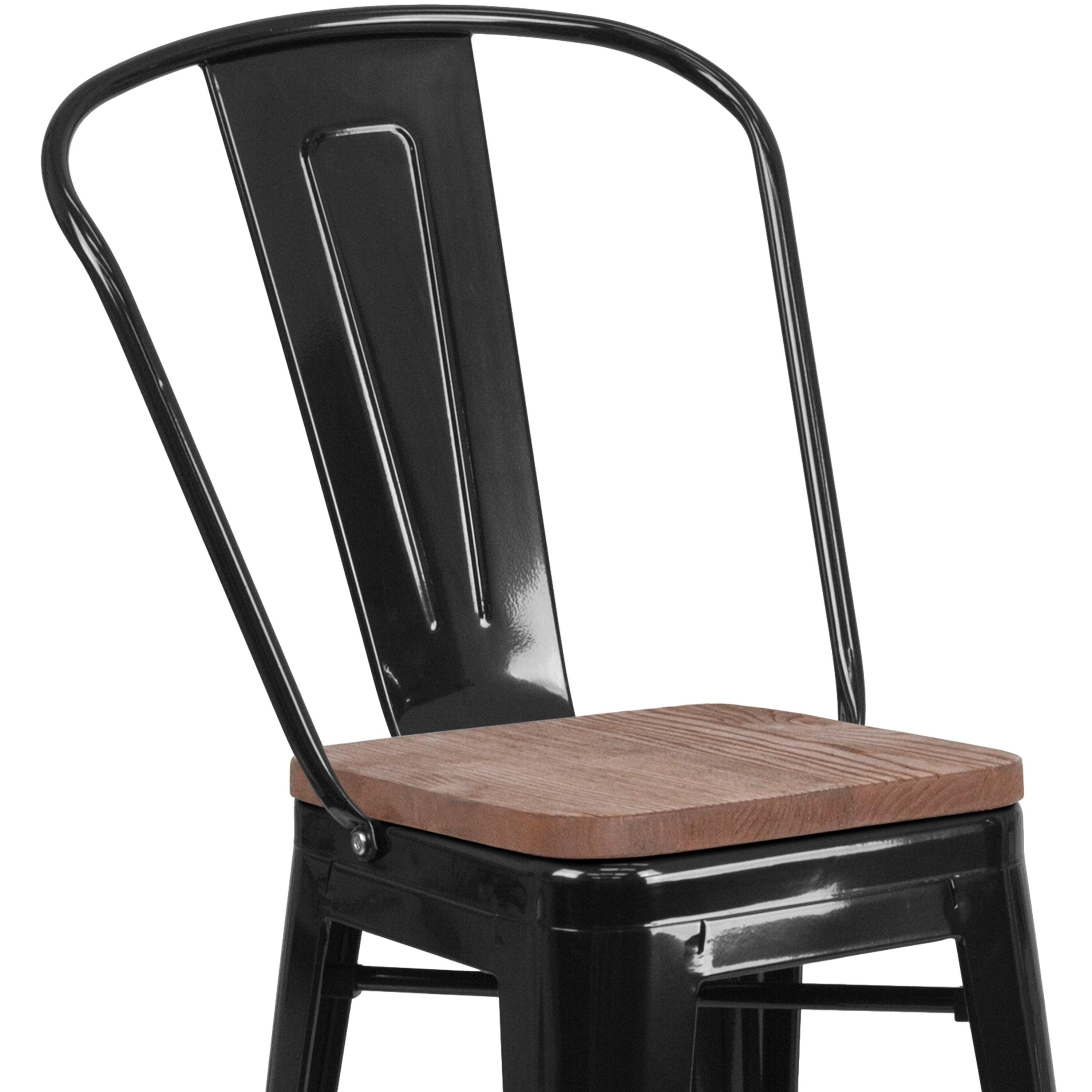 Flash Furniture Steel Outdoor Stool
