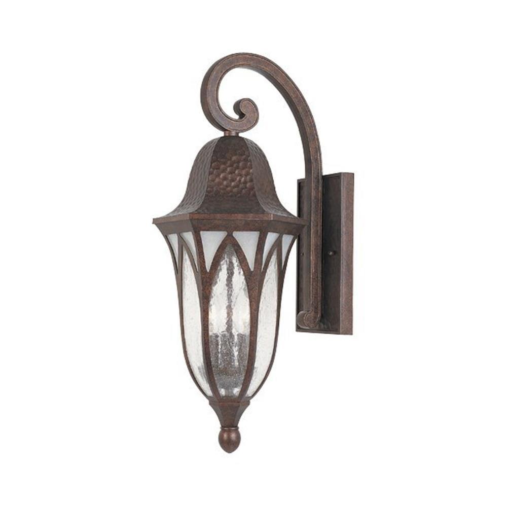 Burnished Antique Copper Outdoor Wall Lantern Sconce