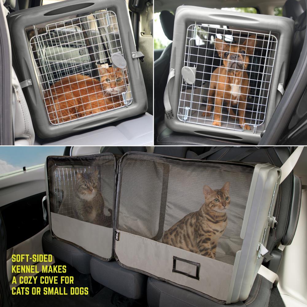 Large Portable Waterproof Pet Travel Kennel with Mesh Panels