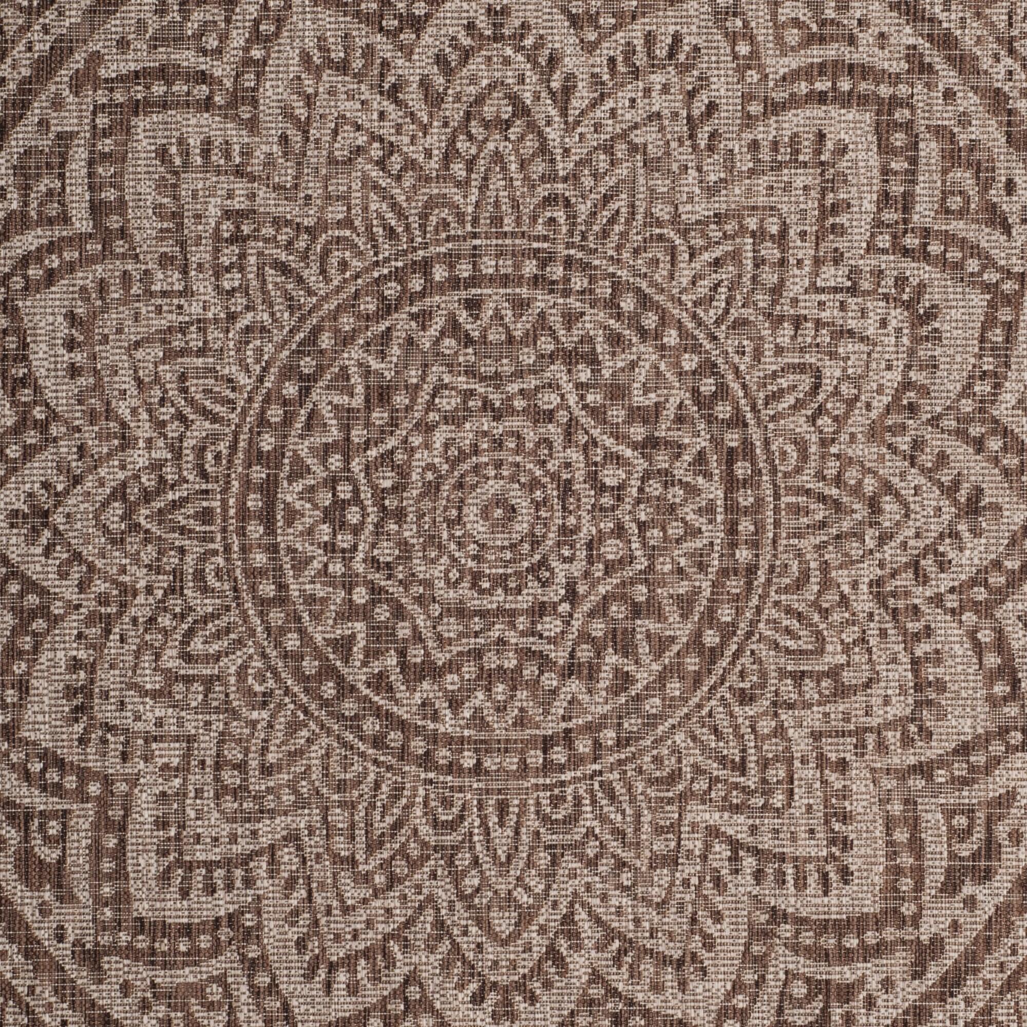 Courtyard CY8734 Power Loomed Indoor and Outdoor Area Rug - Light Beige/Light Brown - 9'x12' - Safavieh