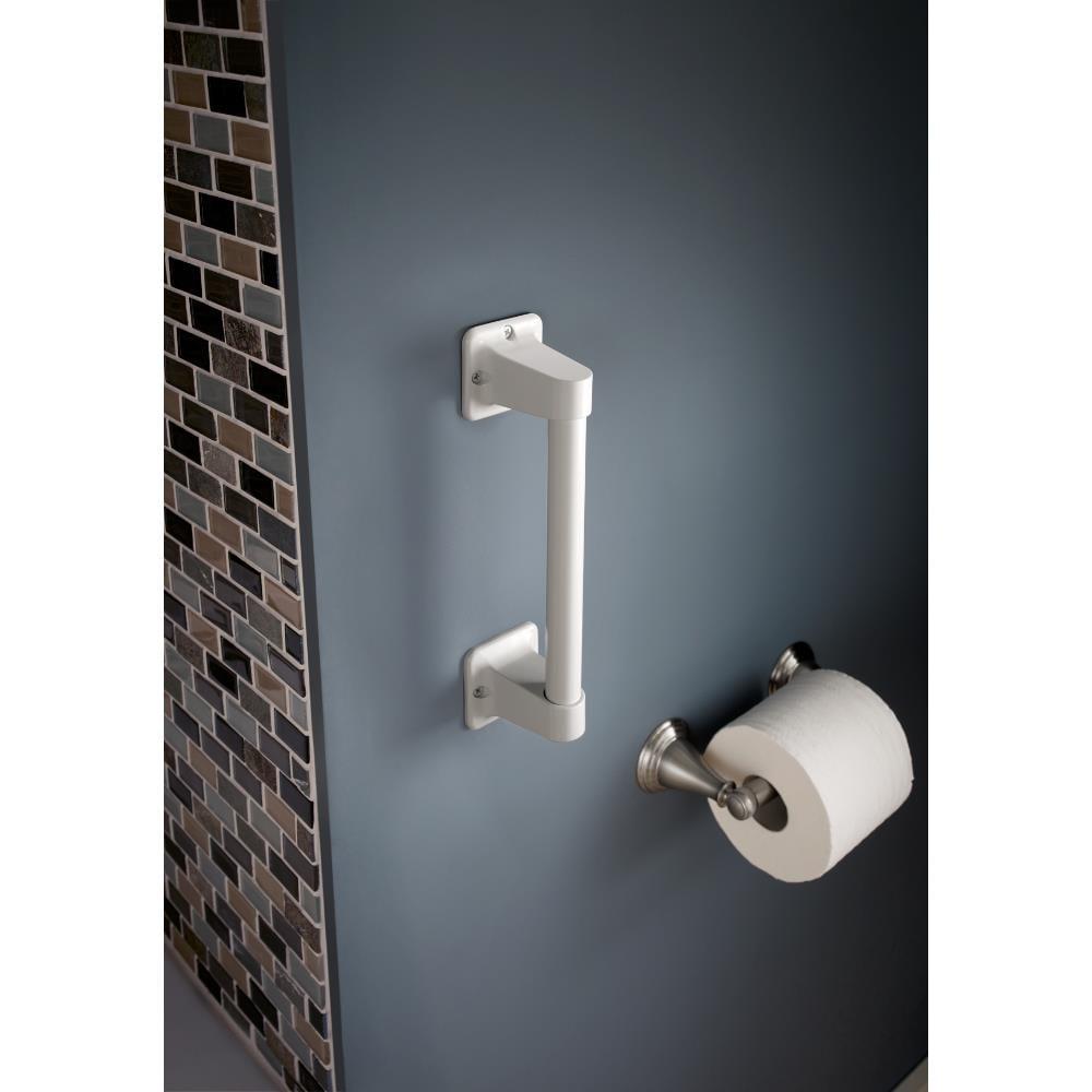 Delta 2.9-in White Wall mount Grab Bar ( 500-lb Weight Capacity )