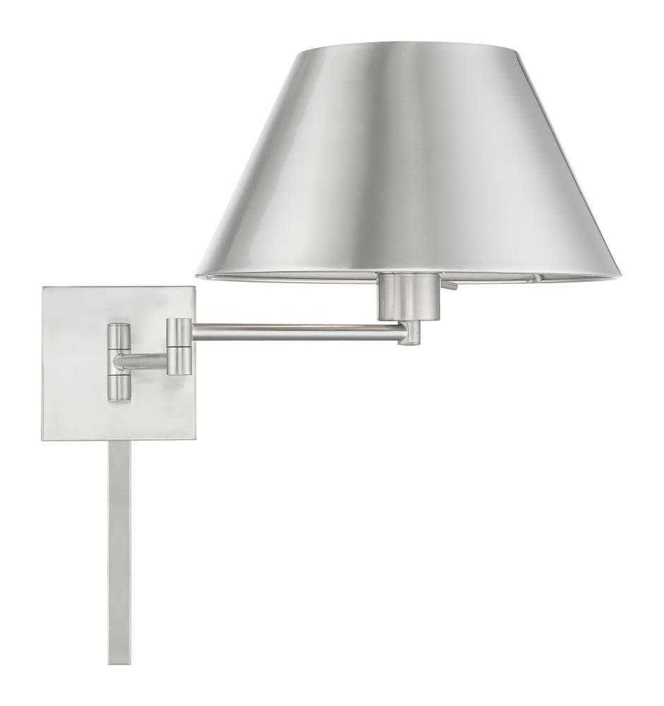 Livex Lighting 1 - Light Wall Light in  Brushed Nickel