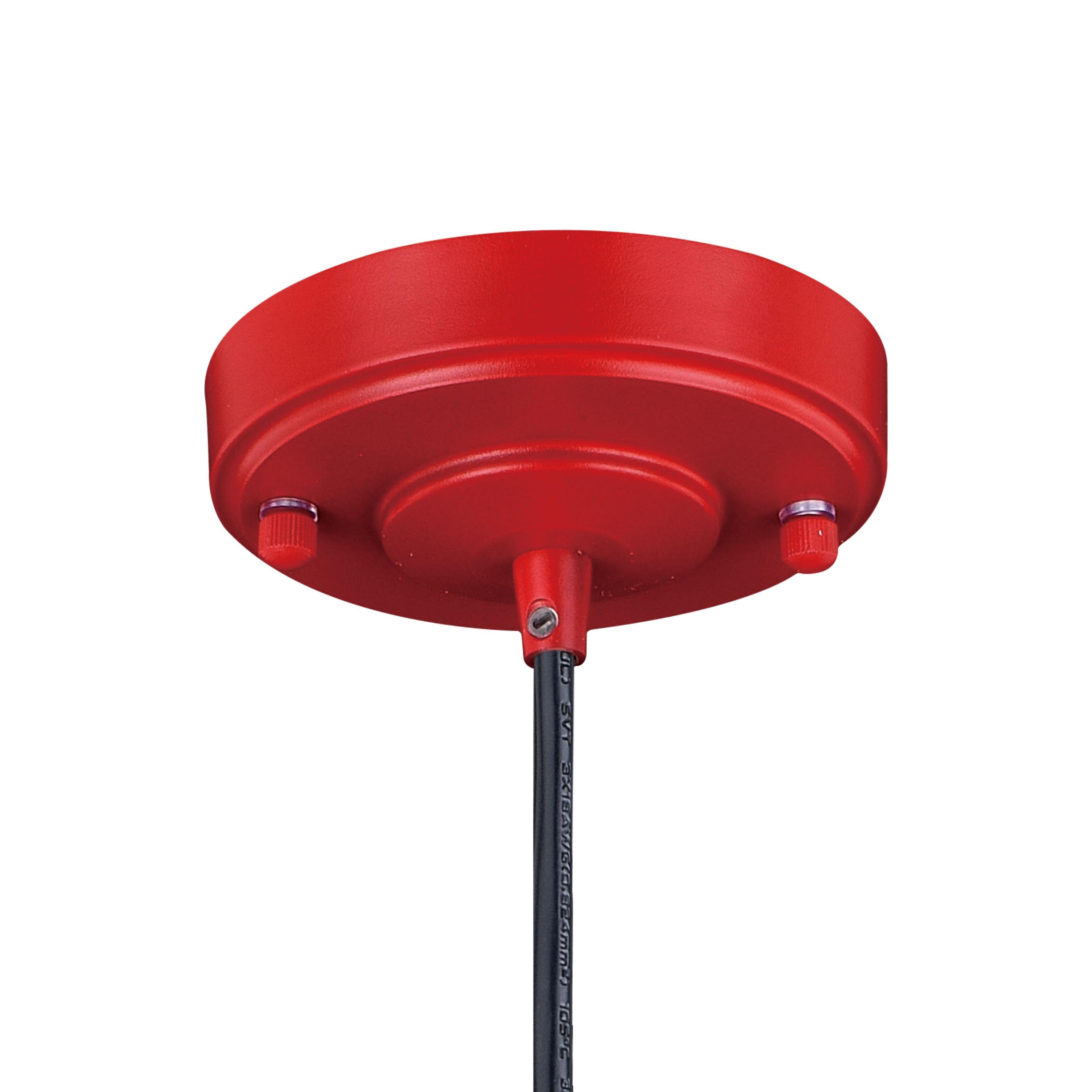 Vaxcel Dorado 1 - Light Pendant in  Red