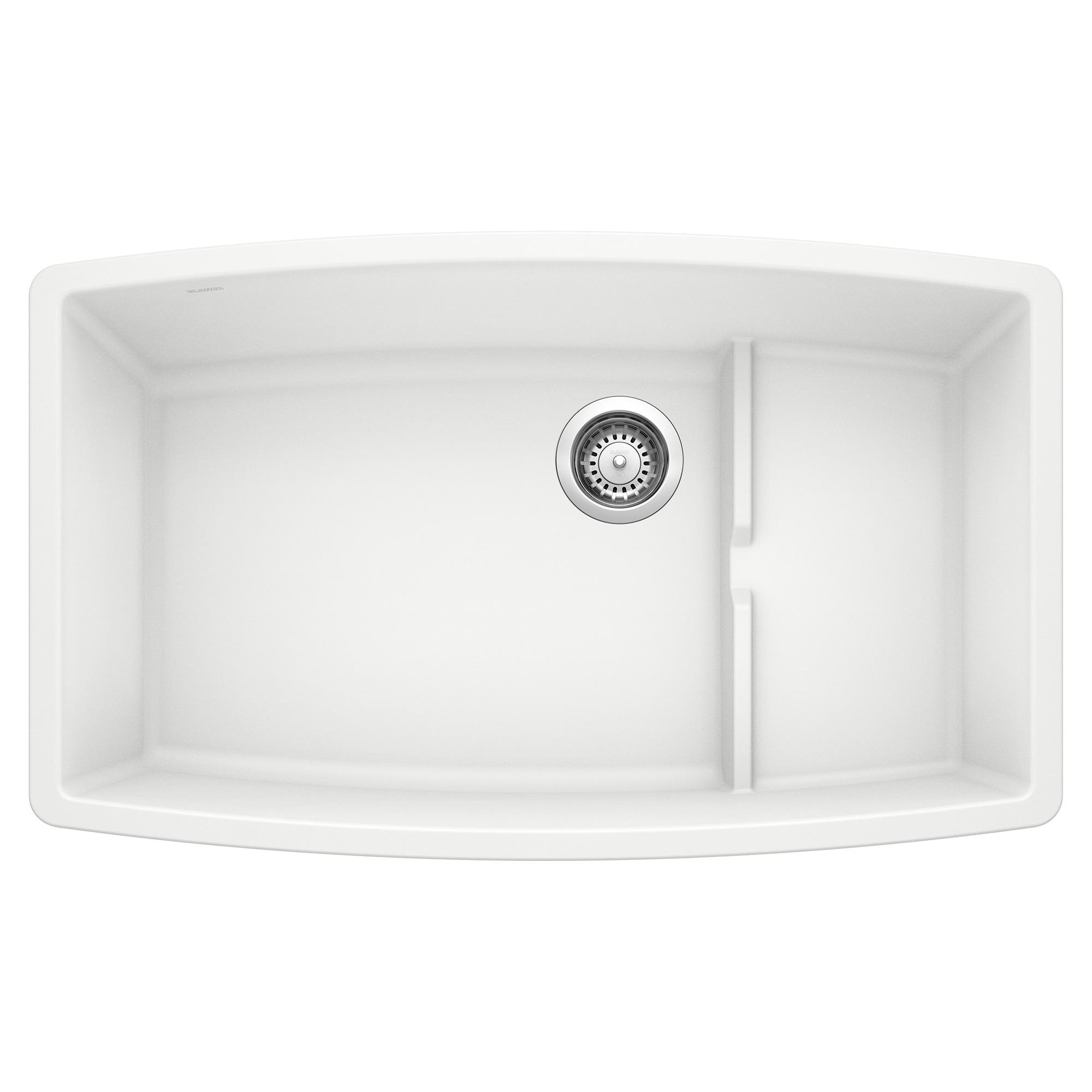 Performa Cascade SILGRANIT 32" Single Bowl Undermount Kitchen Sink with Colander