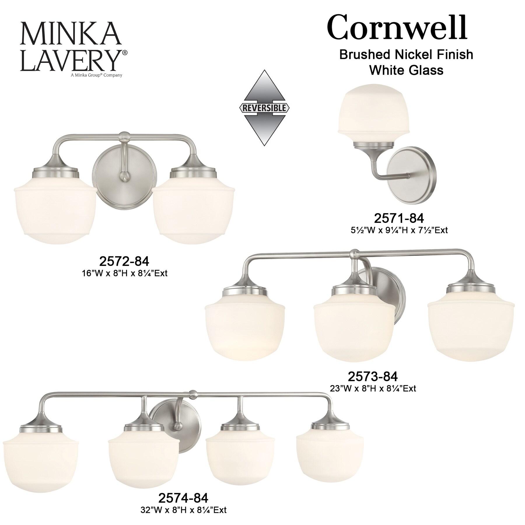 Minka Lavery 2573 Cornwell 3 Light 23" Wide Vanity Light - Brass