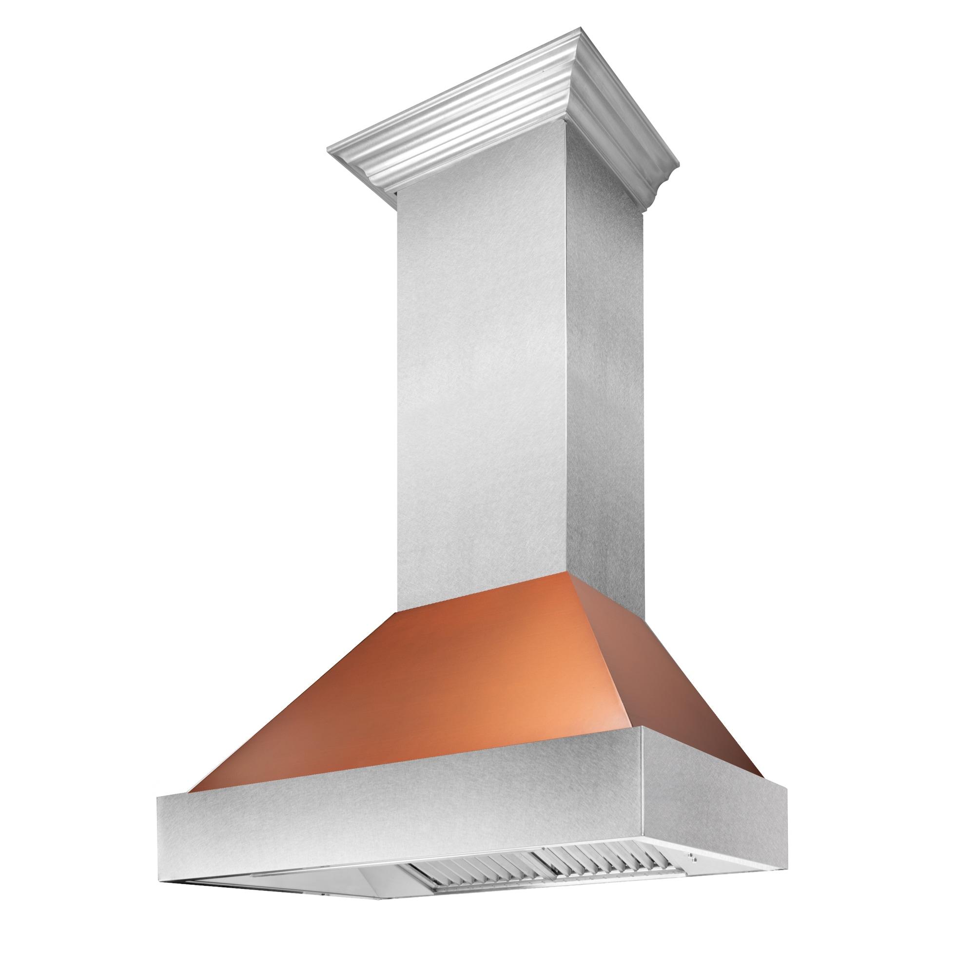 30" Fingerprint Resistant Stainless Steel Range Hood with Fingerprint Resistant Shell (8654SN-30)