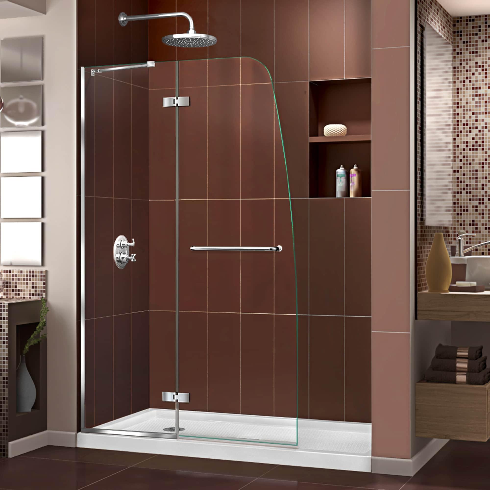 DreamLine Aqua Ultra 74.75" H Frameless Shower Enclosure DL-6522L-01CL