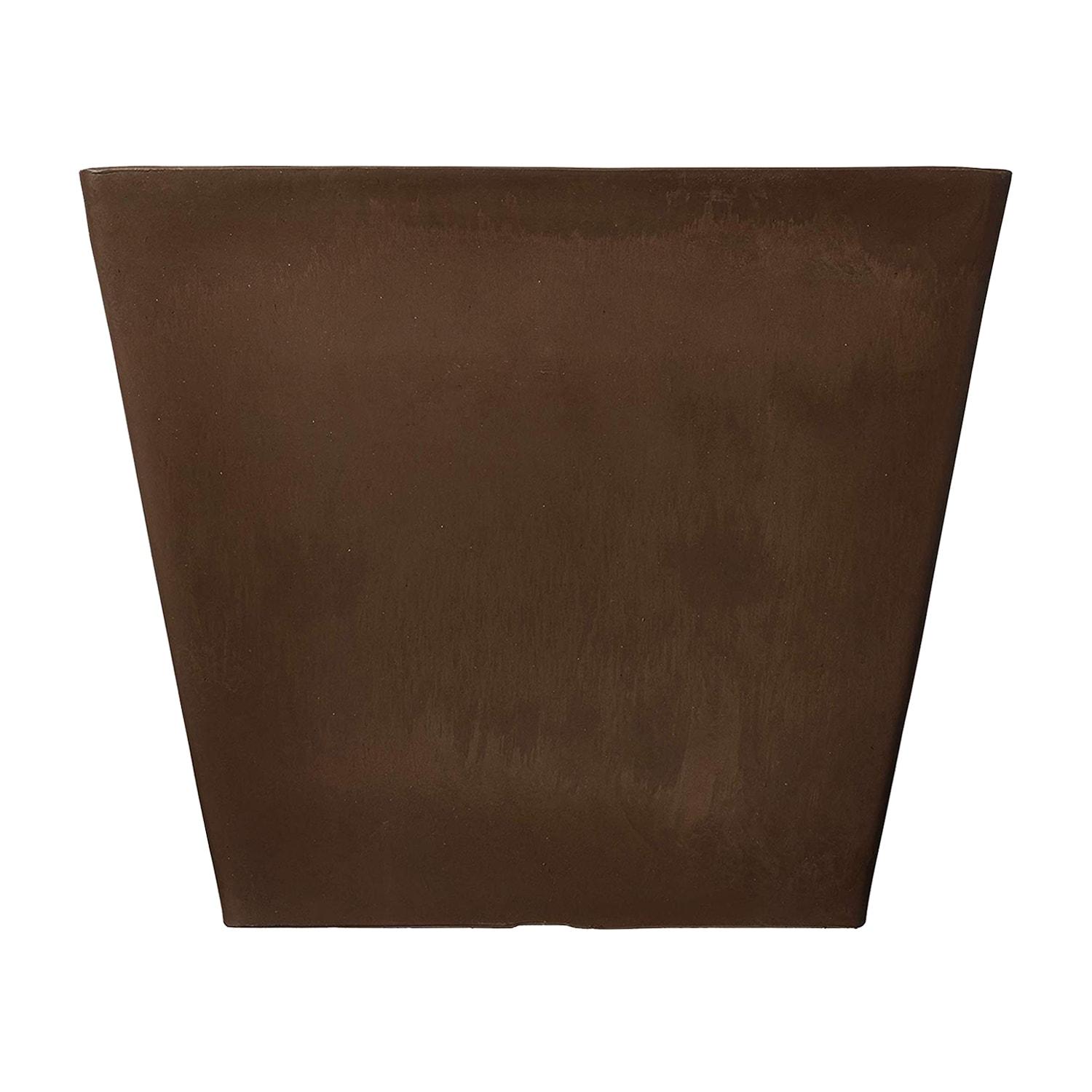 Modern Square Eco-Friendly Planter - 12" Rust & Weather Resistant