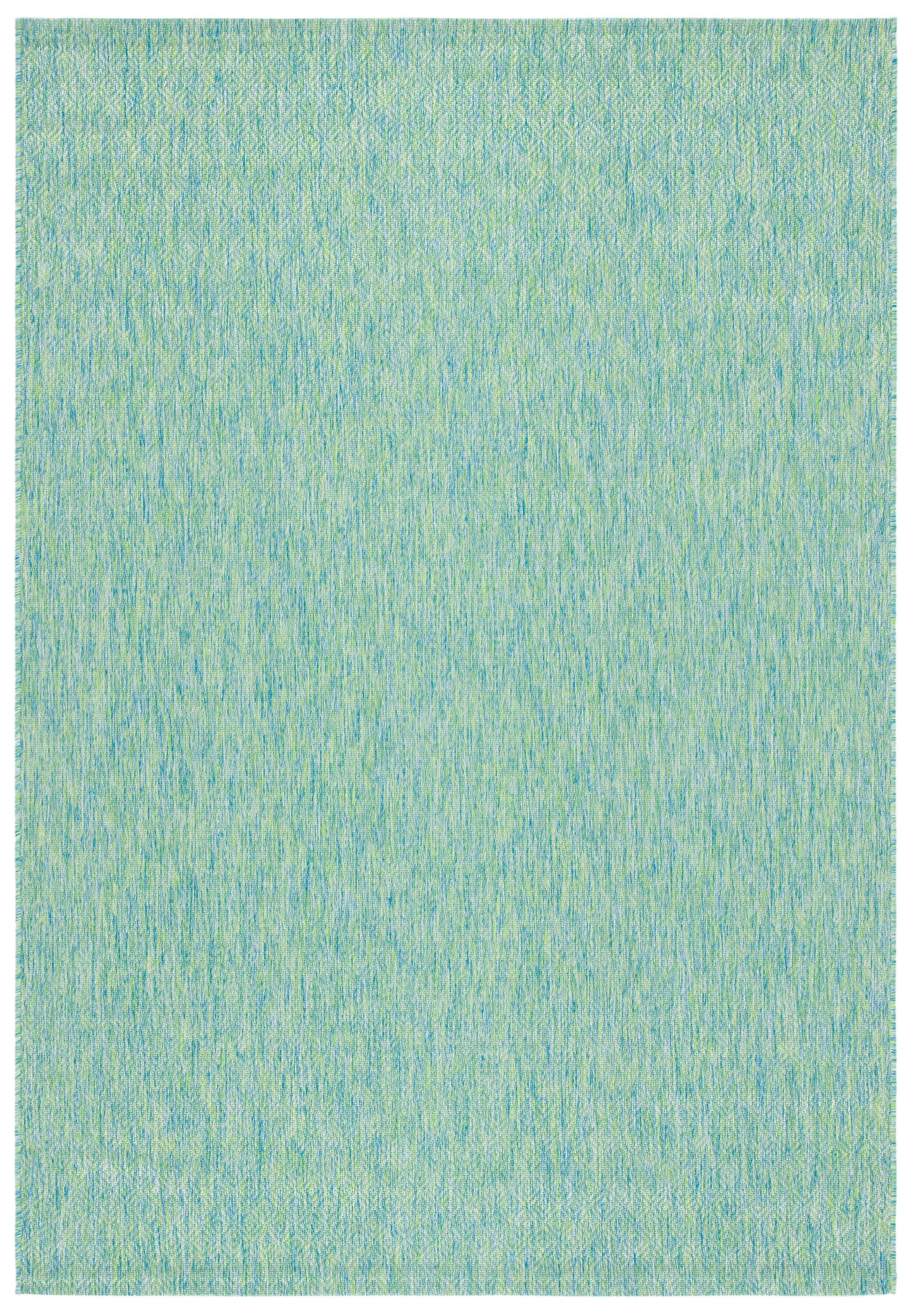 Courtyard CY8521 Power Loomed Indoor/Outdoor Area Rug - Green/Blue - 8'x10' - Safavieh.