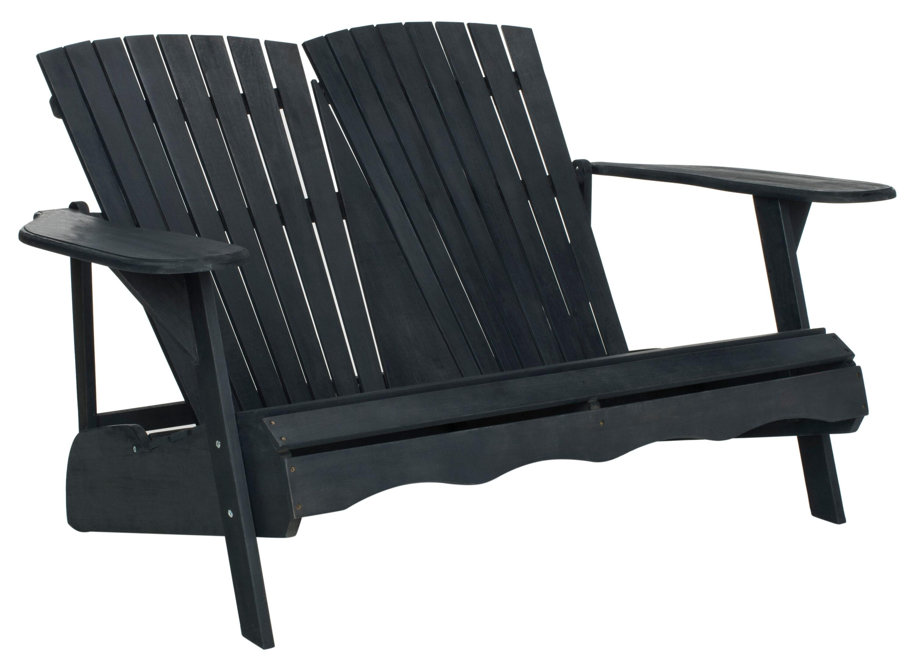 Hantom Bench - Outdoor - PAT6702 - Dark Slate Gray - Safavieh